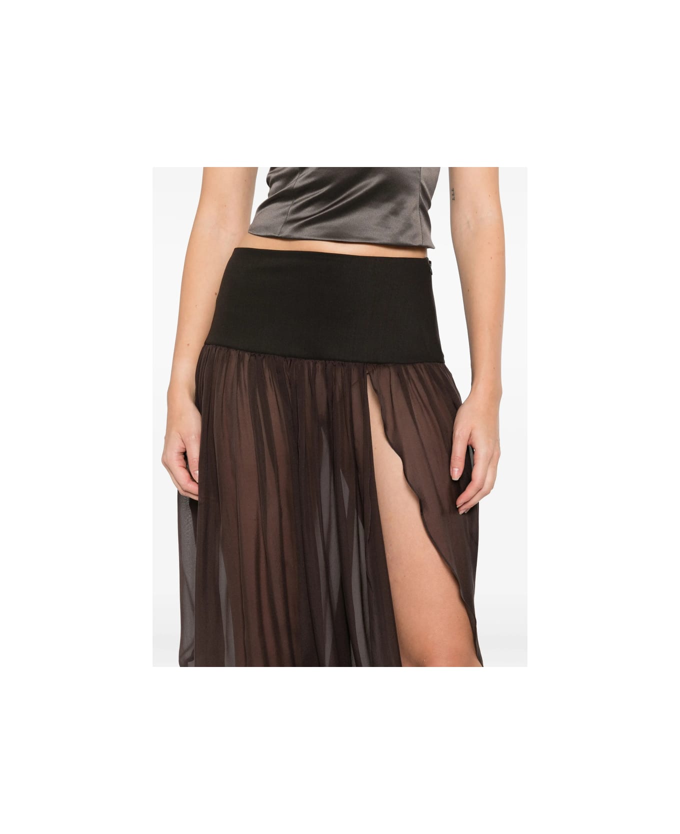 Paloma Wool Skirt - BROWN