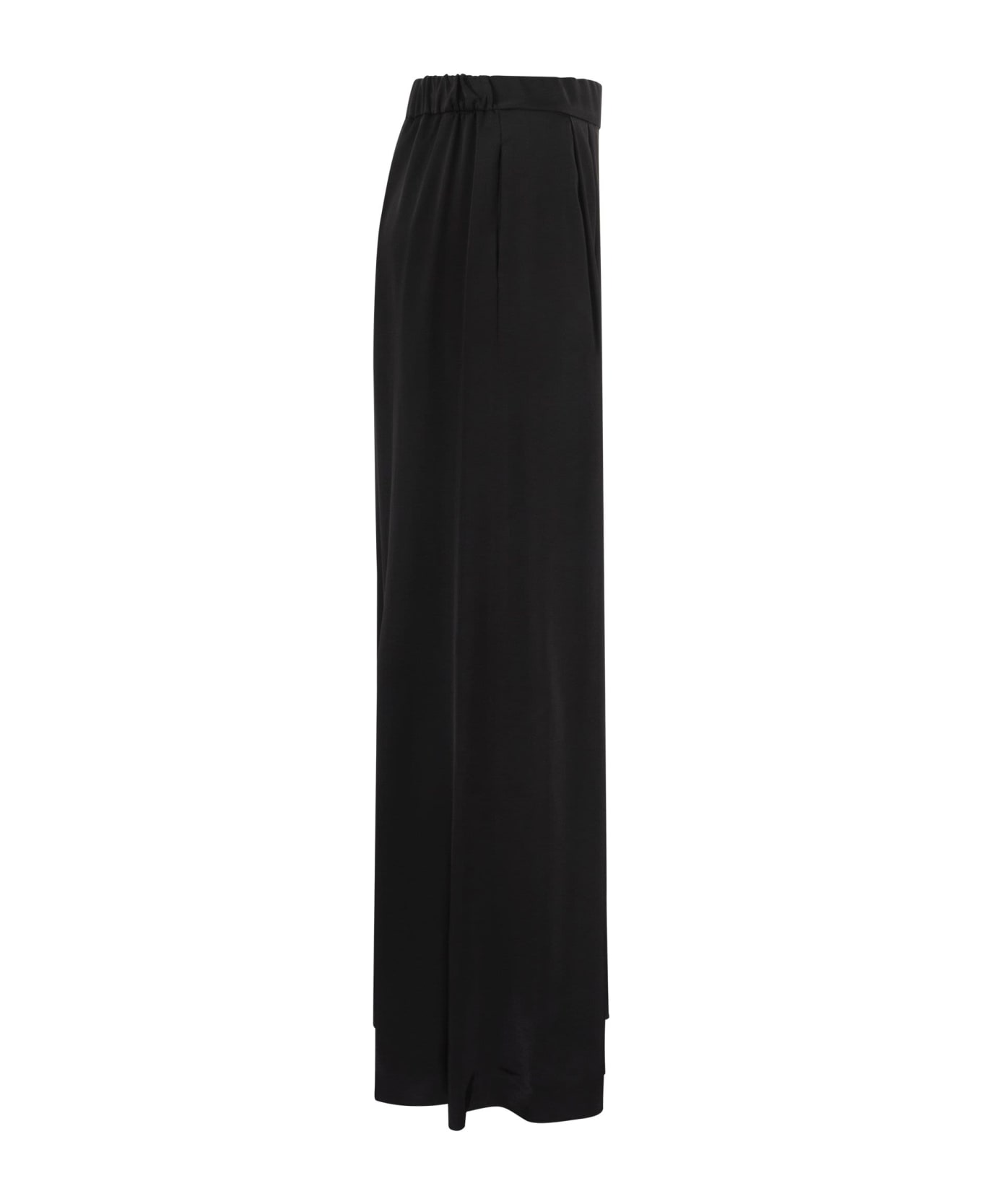 Fabiana Filippi Wide Leg Pants - Black