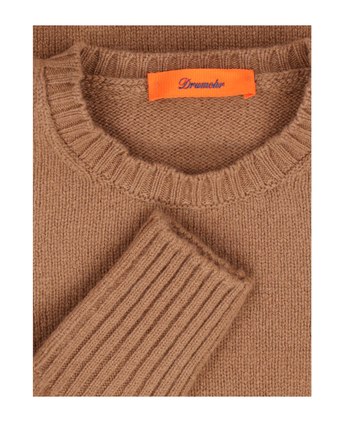 Drumohr Crew-neck Sweater - Brown ニットウェア