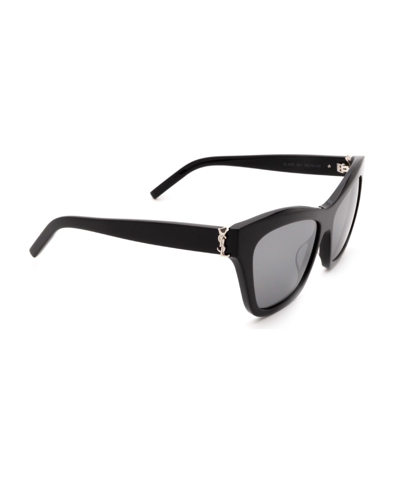 Saint Laurent Eyewear Sl M79 Black Sunglasses - Black