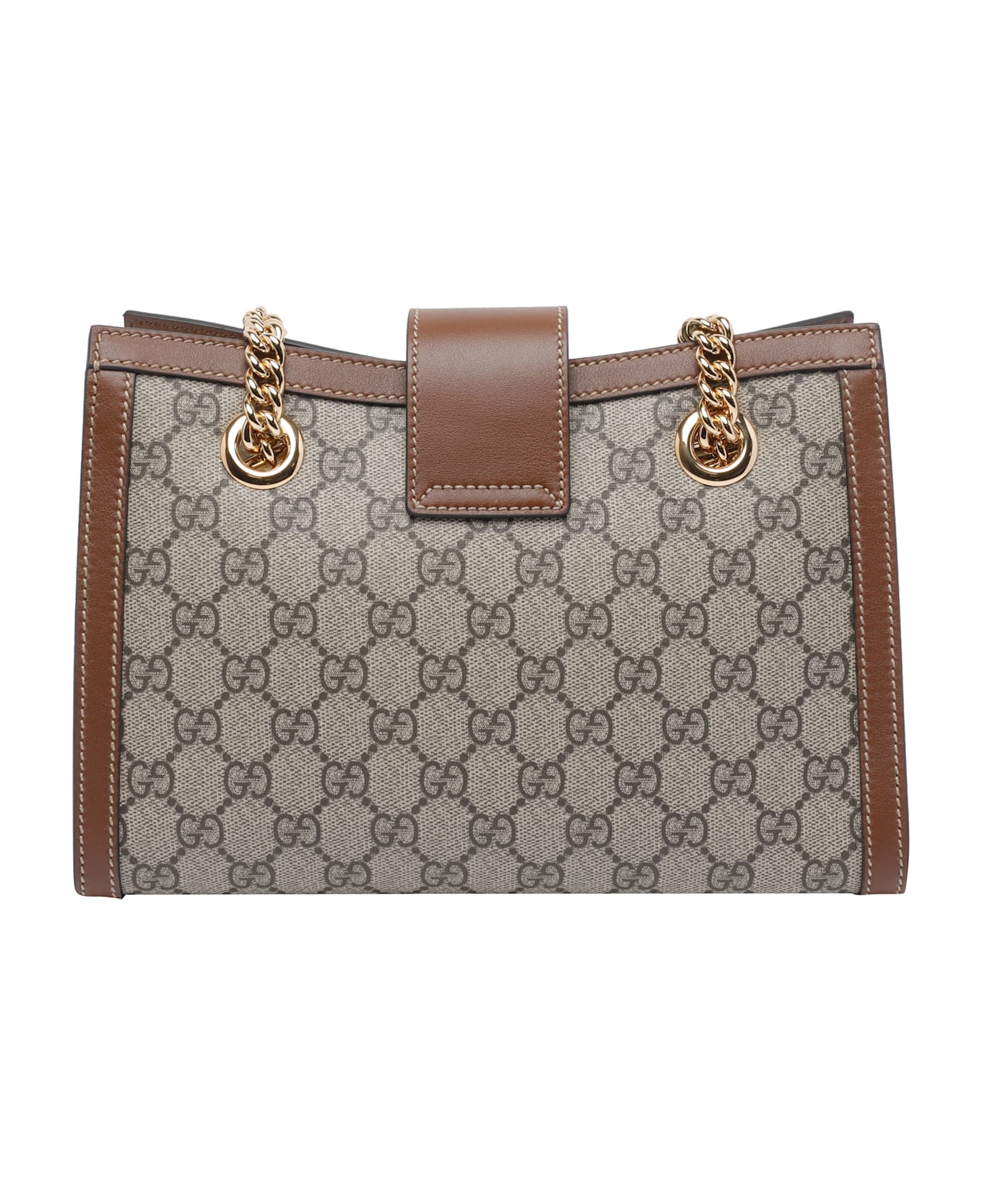 Gucci Medium Padlock Shopping Bag - Brown