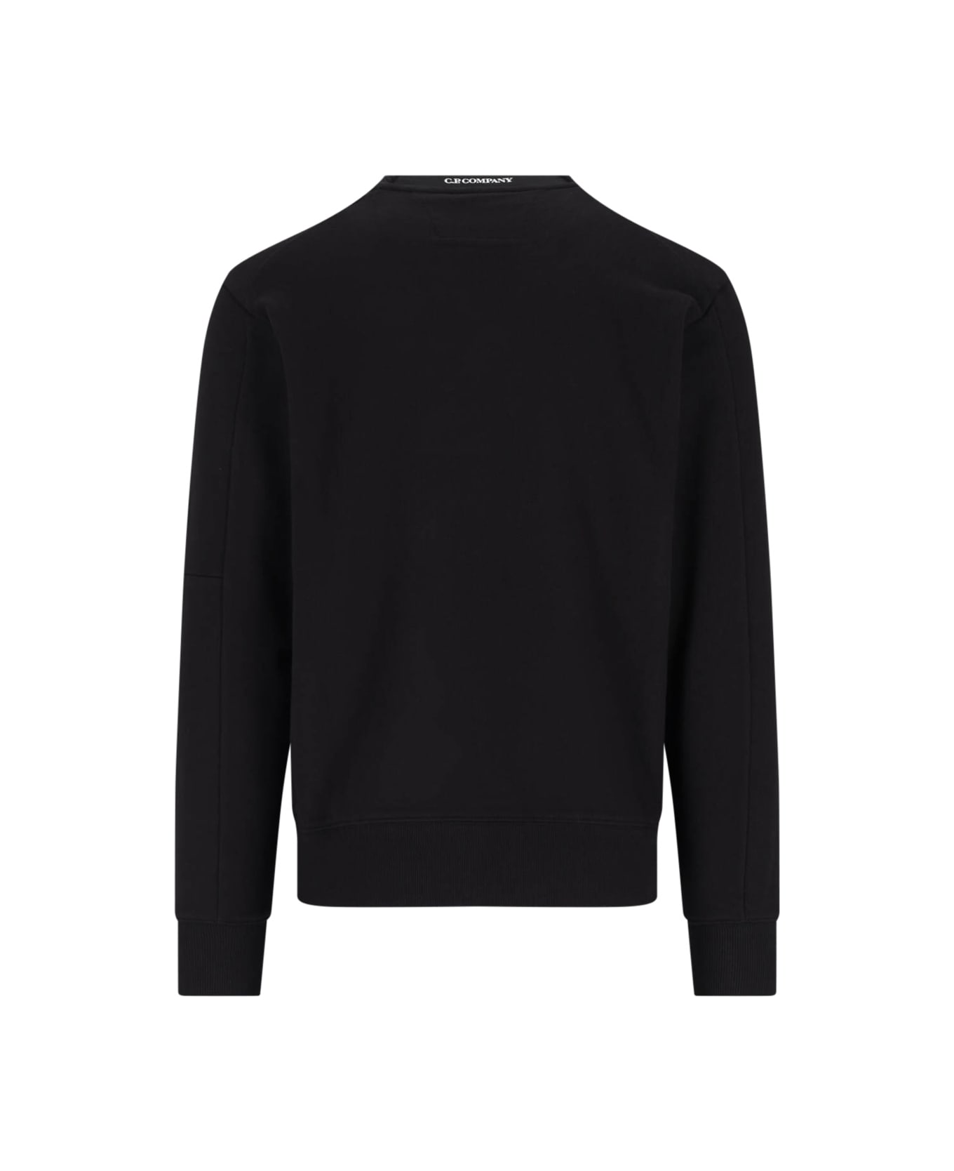 C.P. Company Logo Crewneck Sweatshirt - BLACK