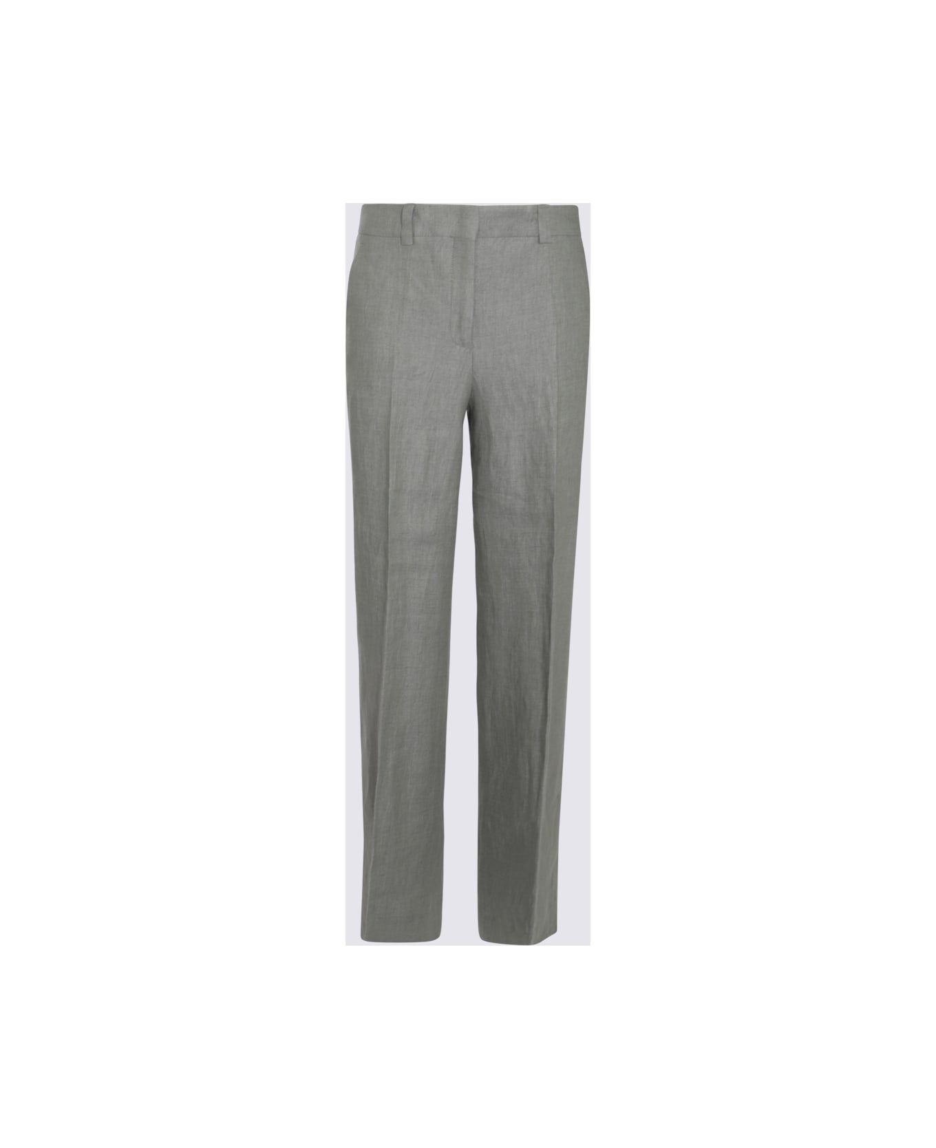 Incotex Grey Linen Pants