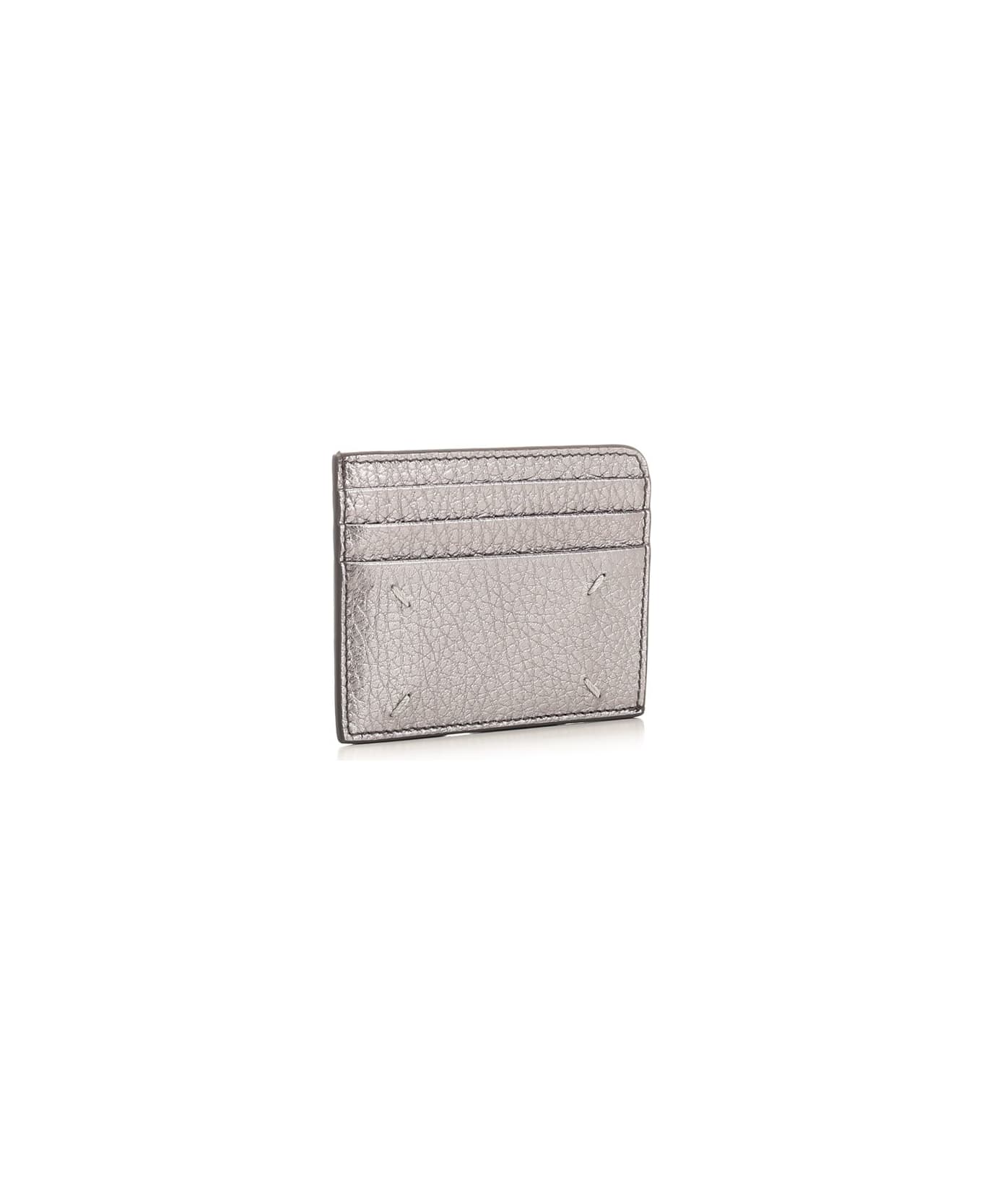 Maison Margiela "four Stitches" Card Holder - Silver