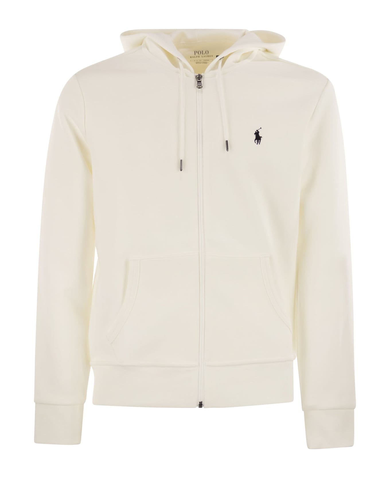 Ralph Lauren Hoodie With Zip - White