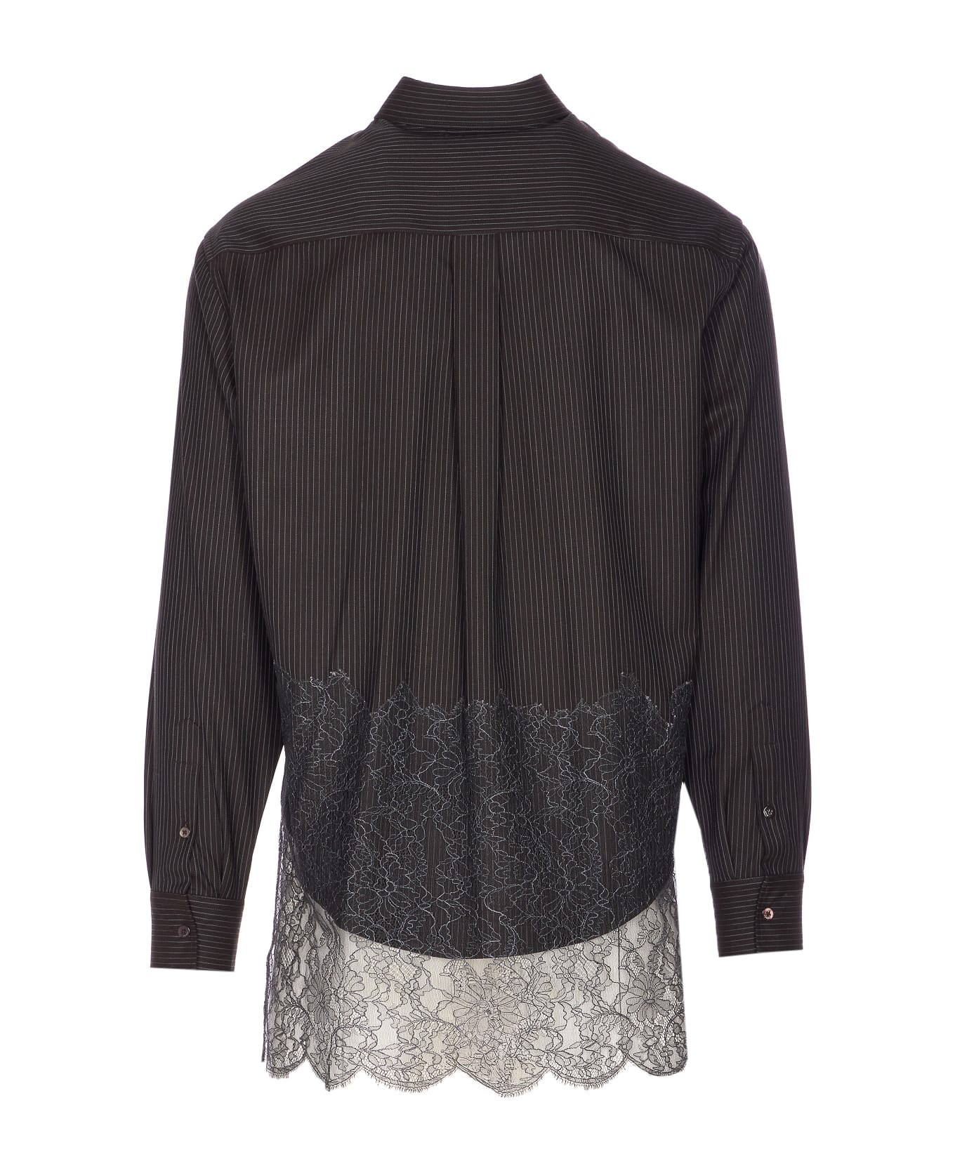 Fendi Pinstriped Wool Shirt