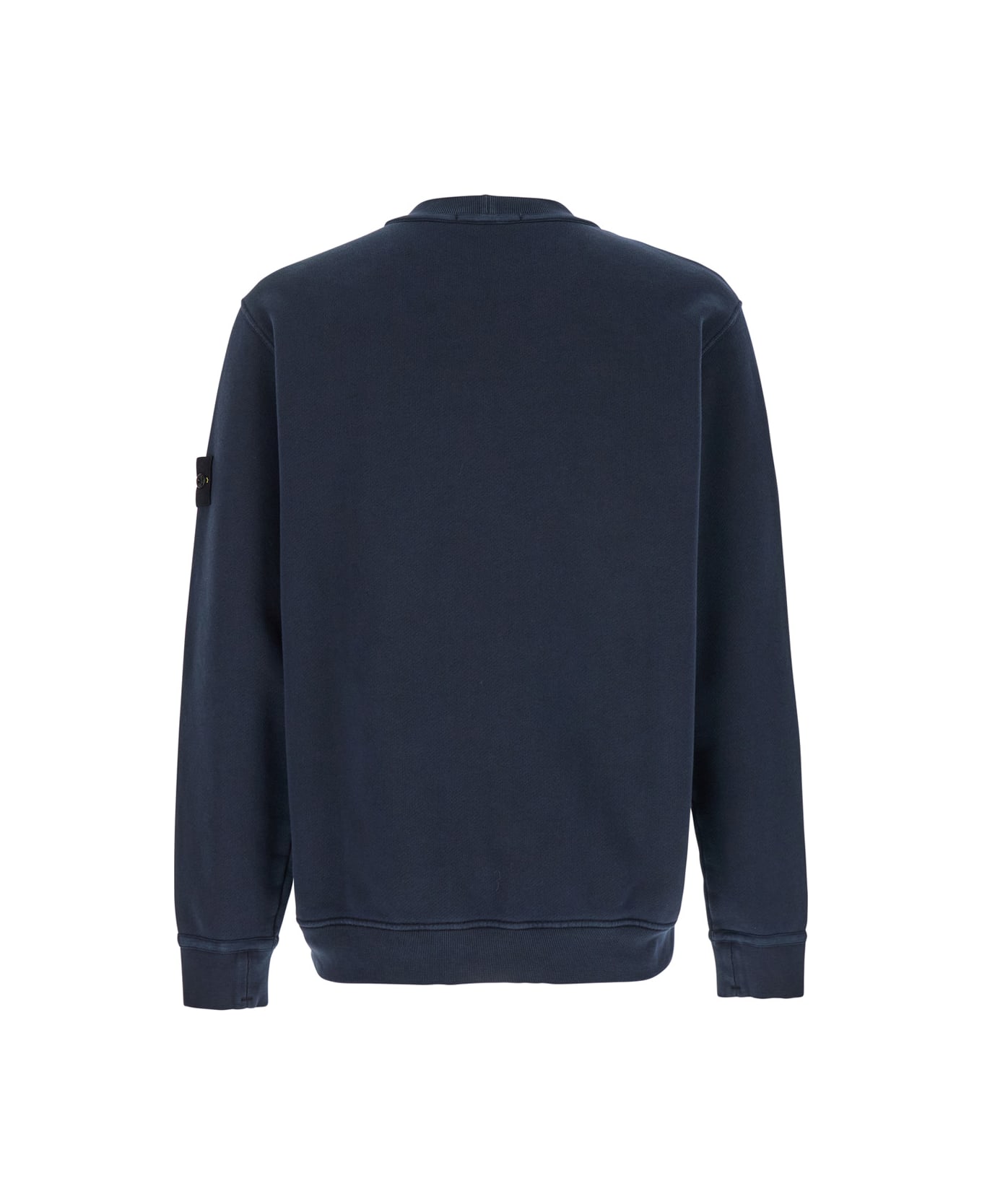 Stone Island Cotton Sweatshirt - Blu