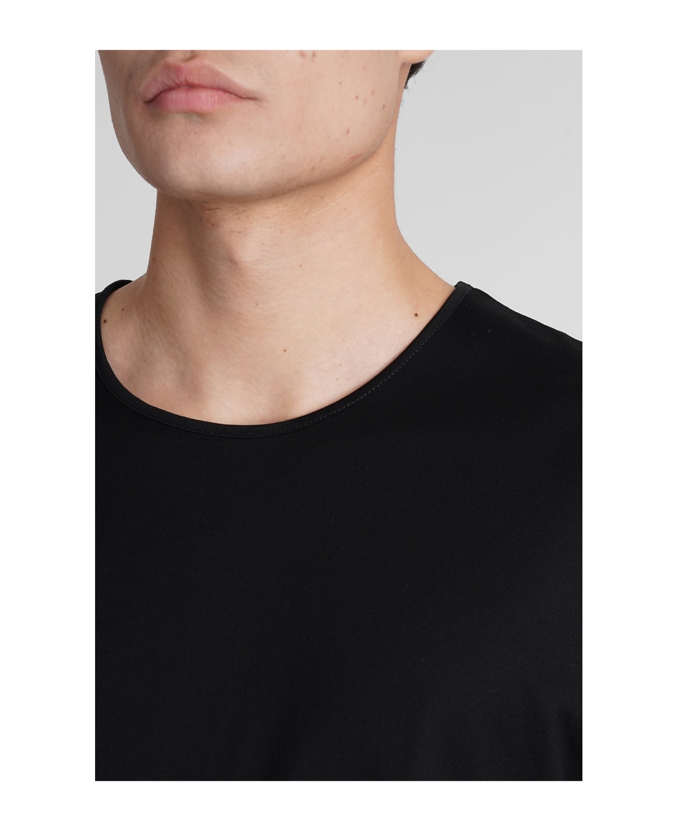 Lemaire T-shirt In Black Cotton - black シャツ