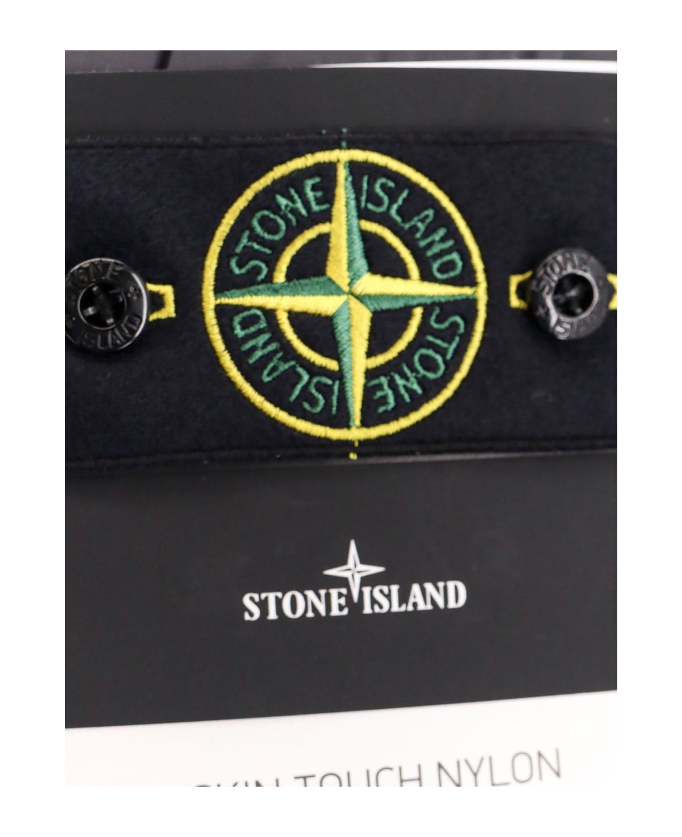 Stone Island Logo Patch Zip-up Bomber Jacket - Grey