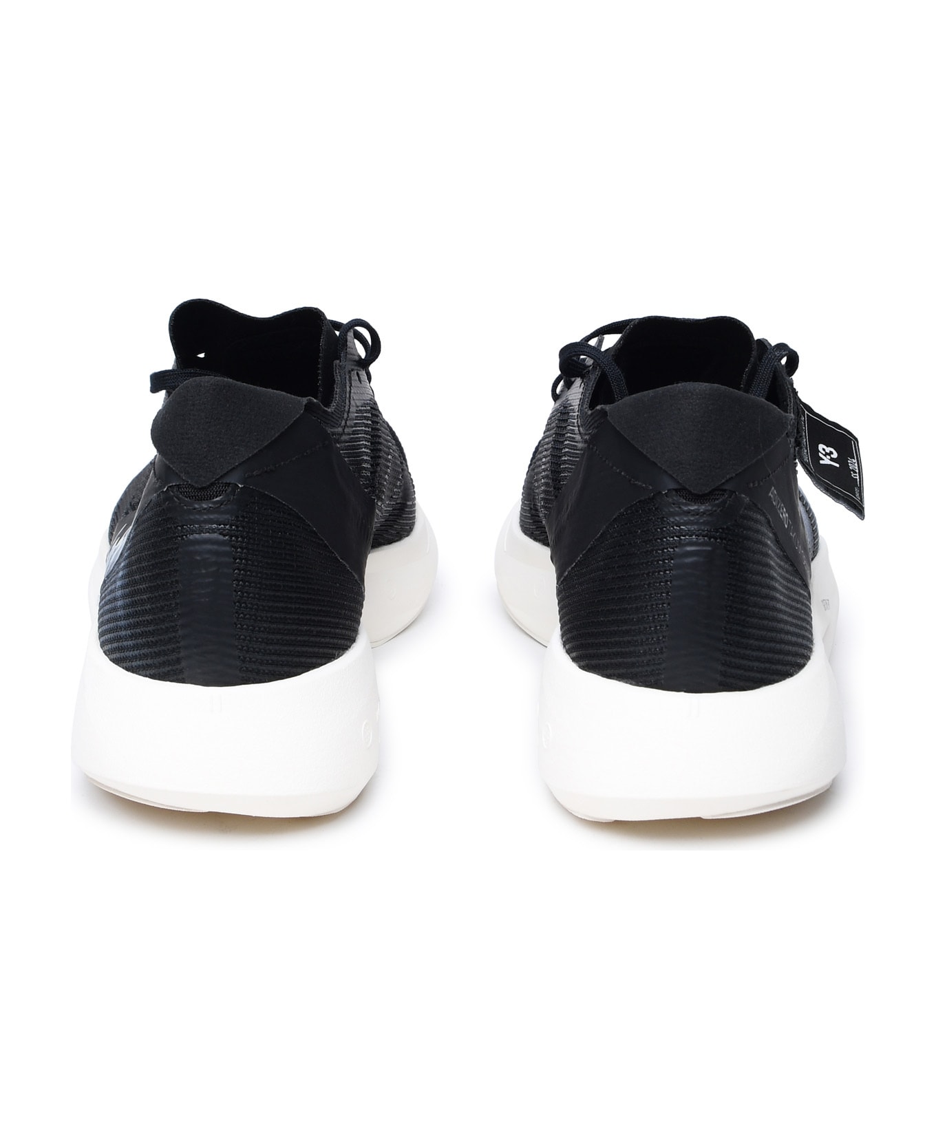 Y-3 Black Fabric Sneakers - Black