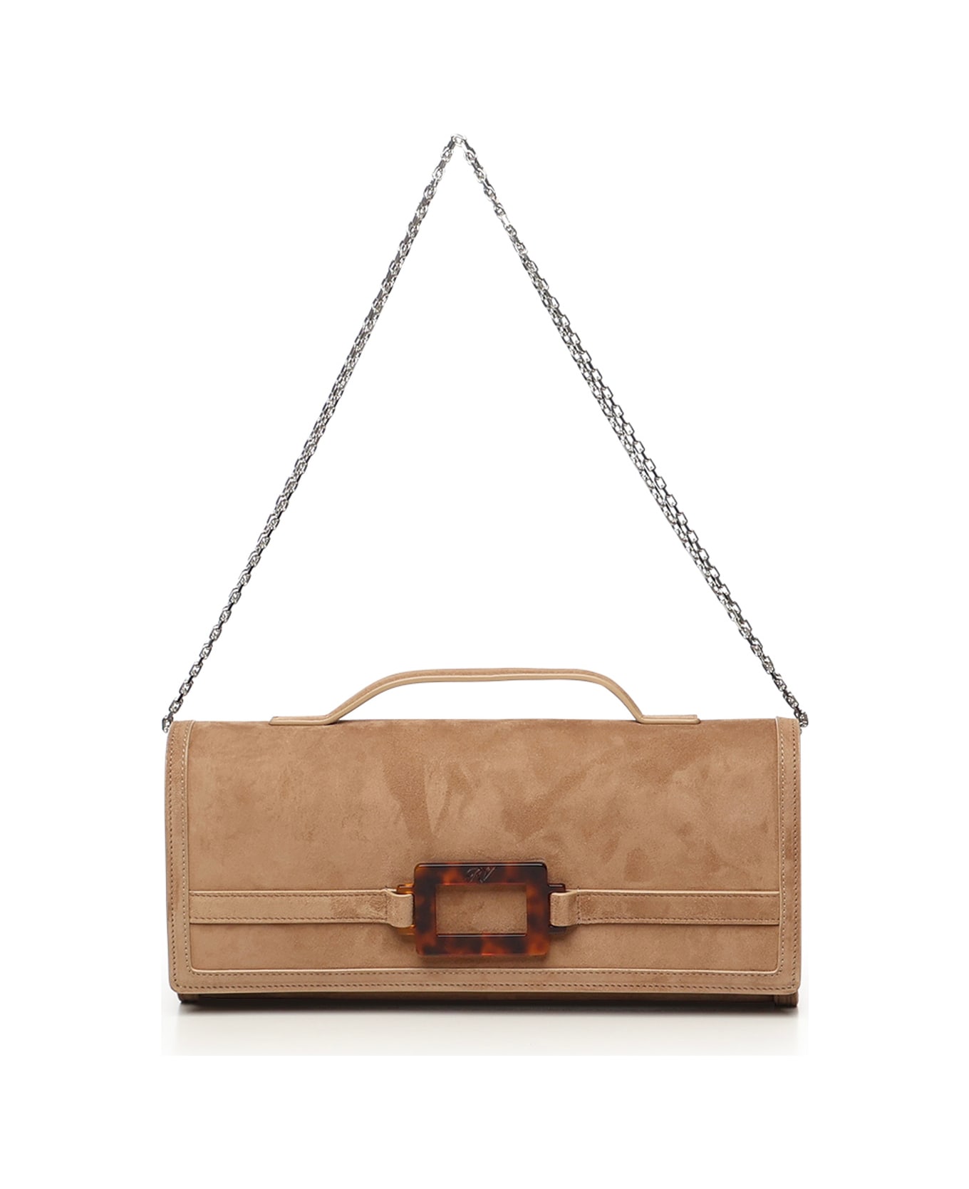 Roger Vivier Belle Vivier Clutch - TABACCOCHIARO