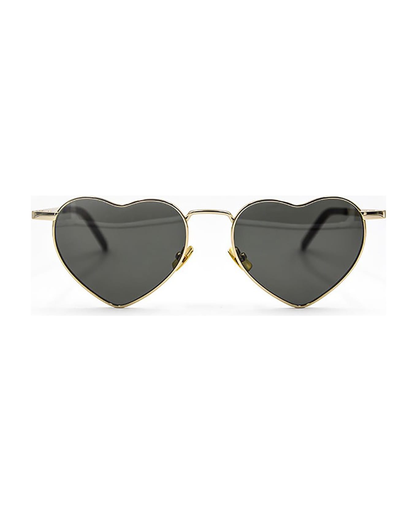 Saint Laurent Eyewear SL 301 LOULOU Sunglasses - Gold Gold Grey サングラス