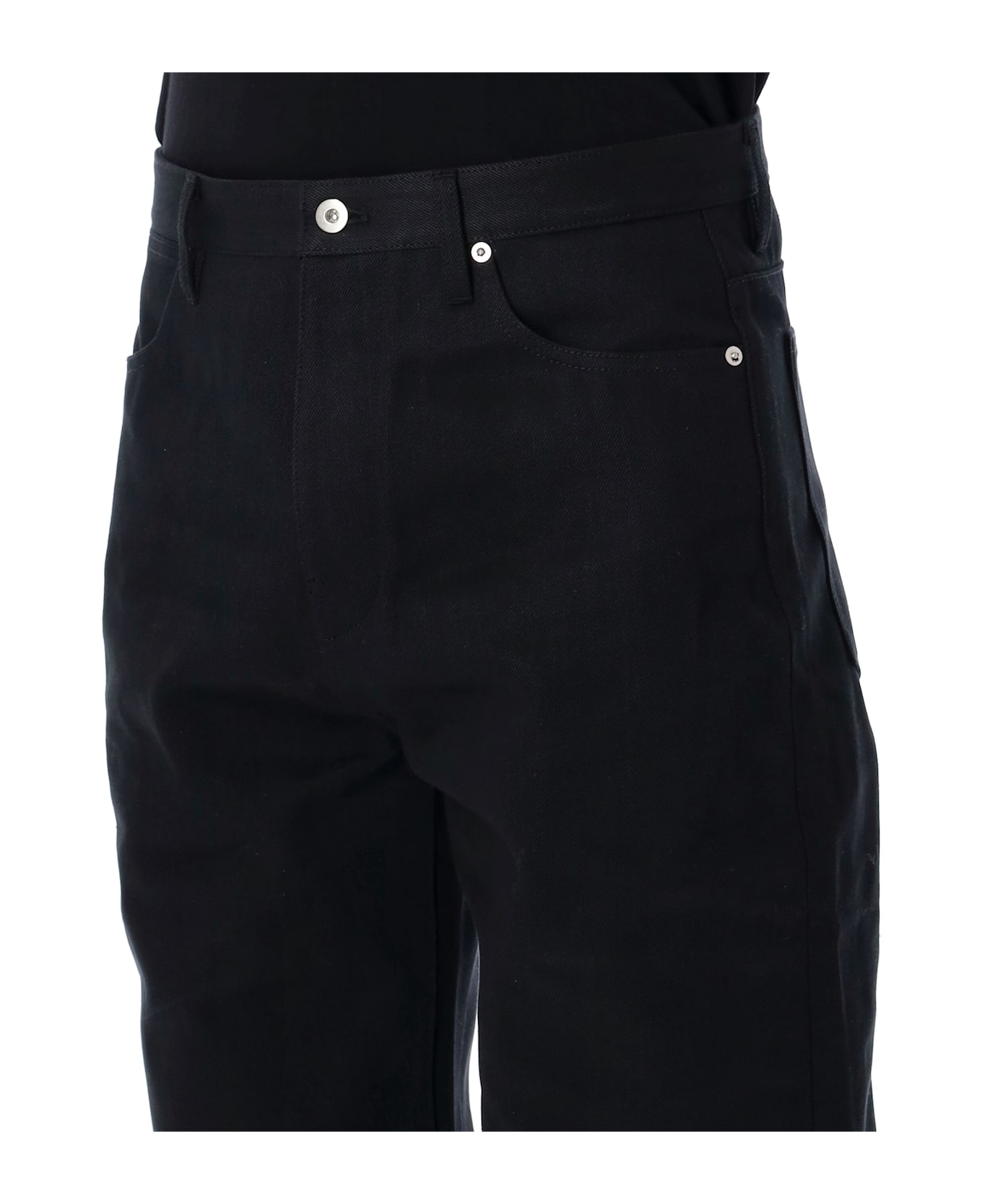 Jil Sander Loose Denim Pants - BLACK