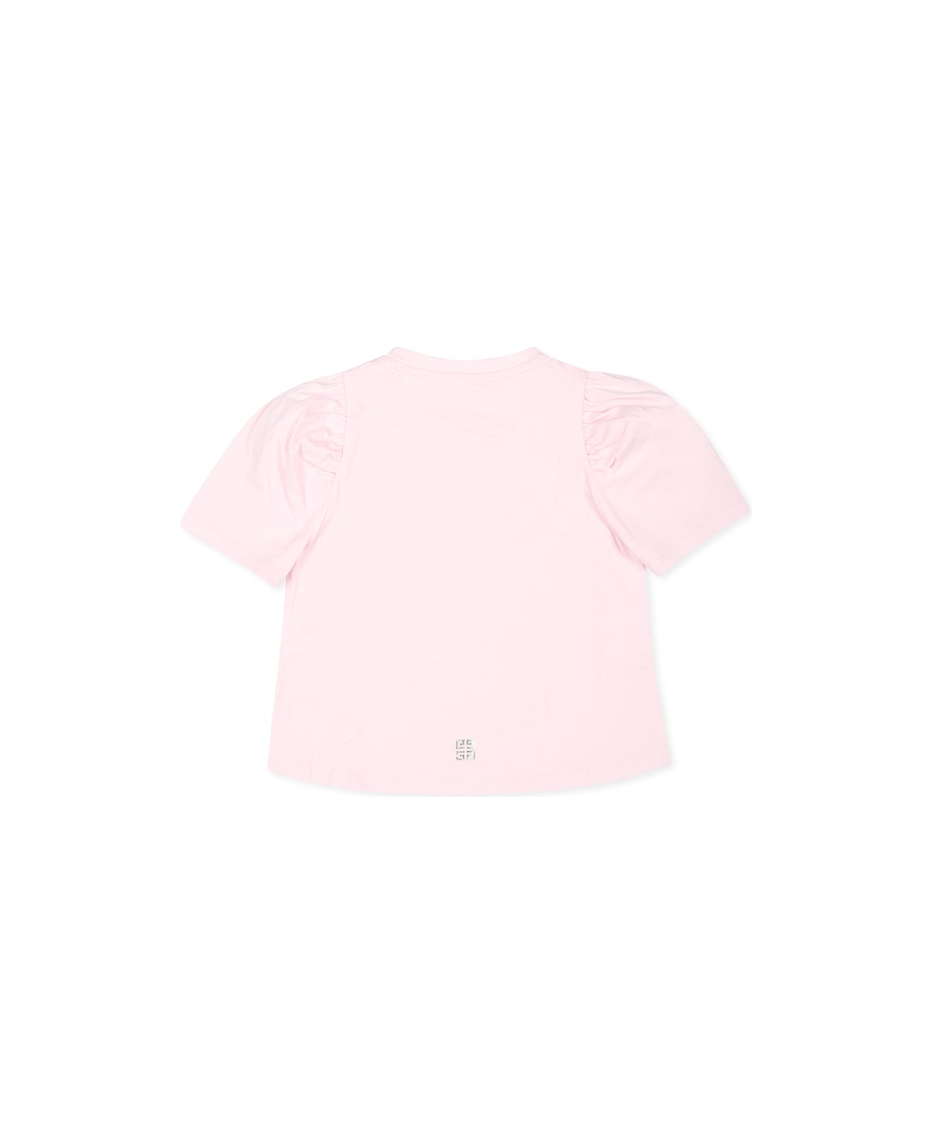 Givenchy Pink T-shirt For Baby Girl With Logo - Rosa