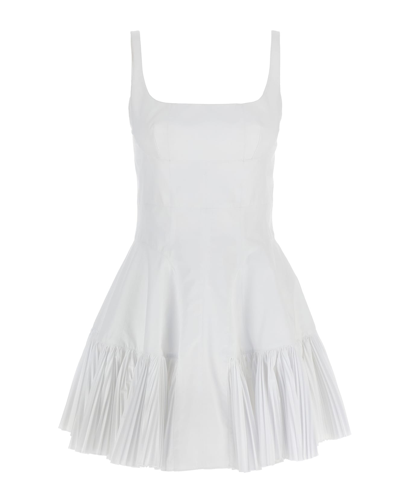 Giovanni Bedin Pleated Dress - White