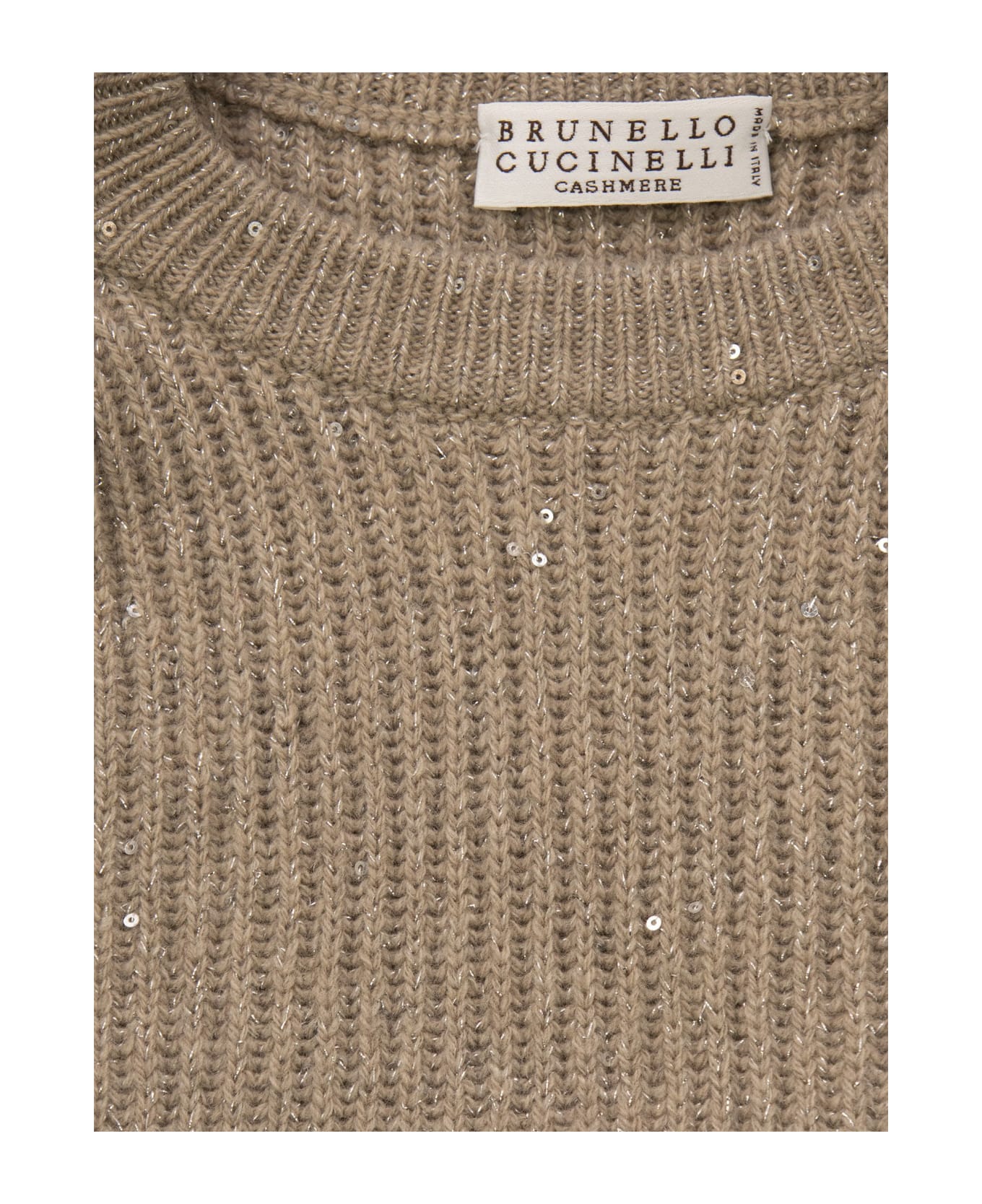 Brunello Cucinelli Cashmere And Wool Blend Sweater - Walnut