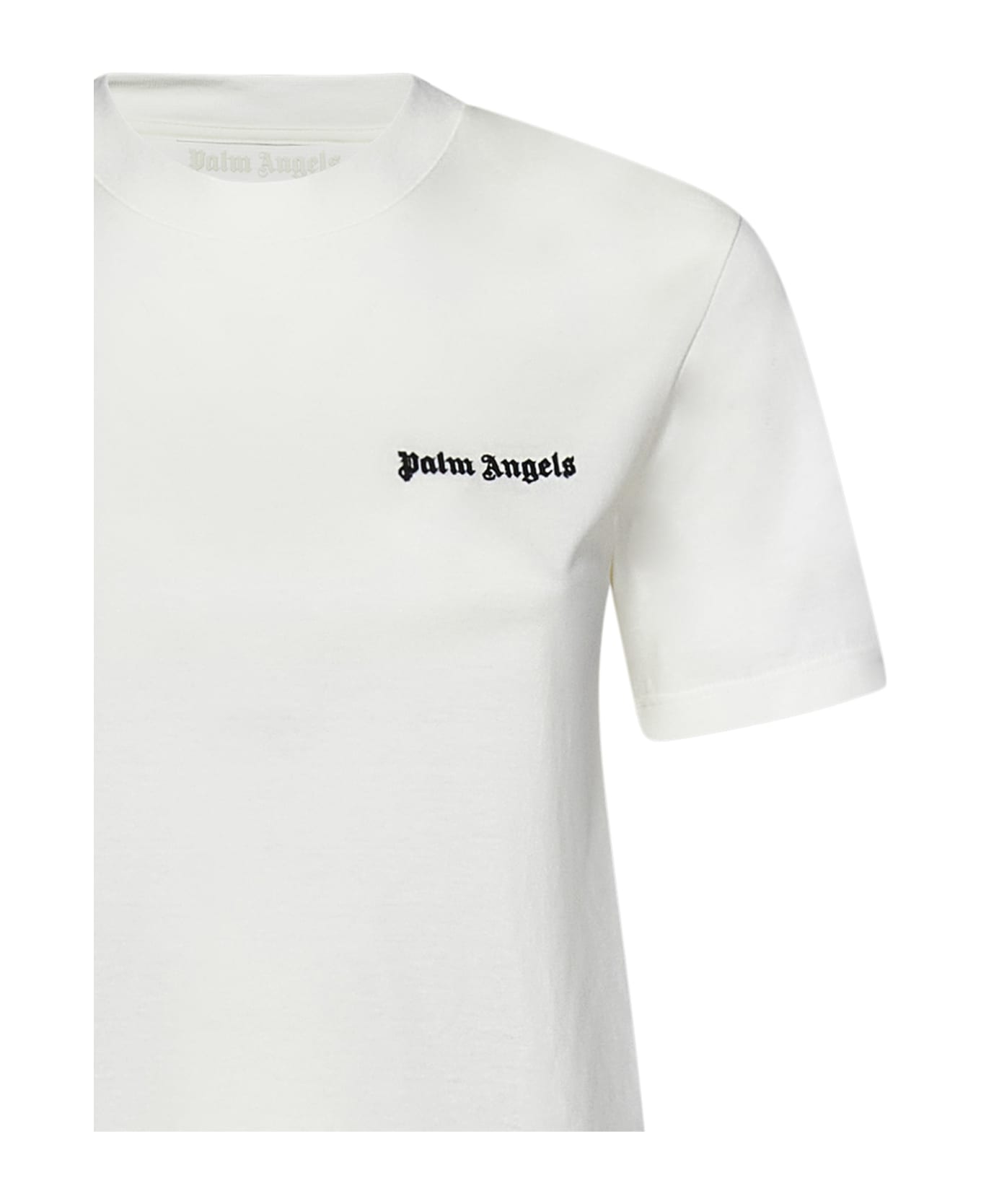 Palm Angels Classic Logo Fitted T-shirt - White