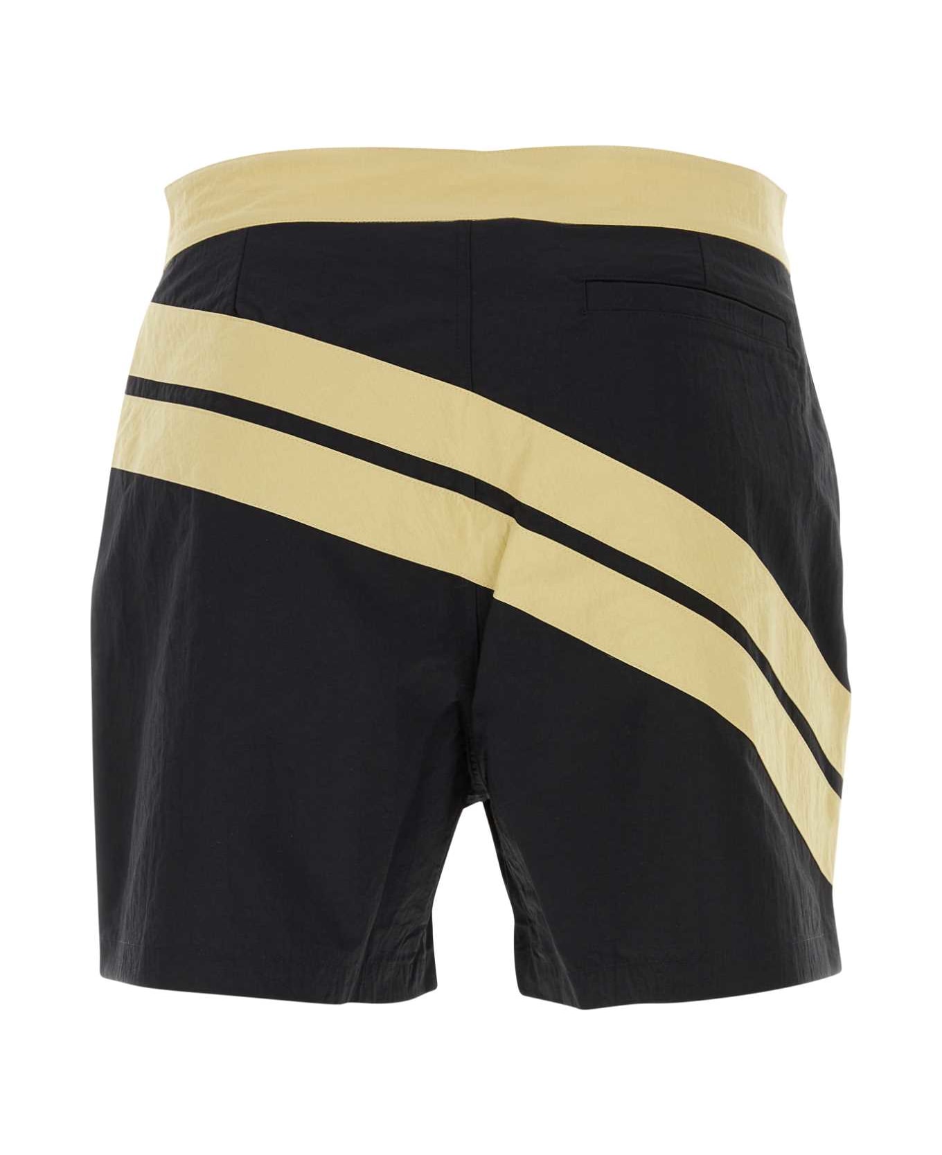 Palm Angels Two-tone Nylon Swimming Shorts - Multicolor