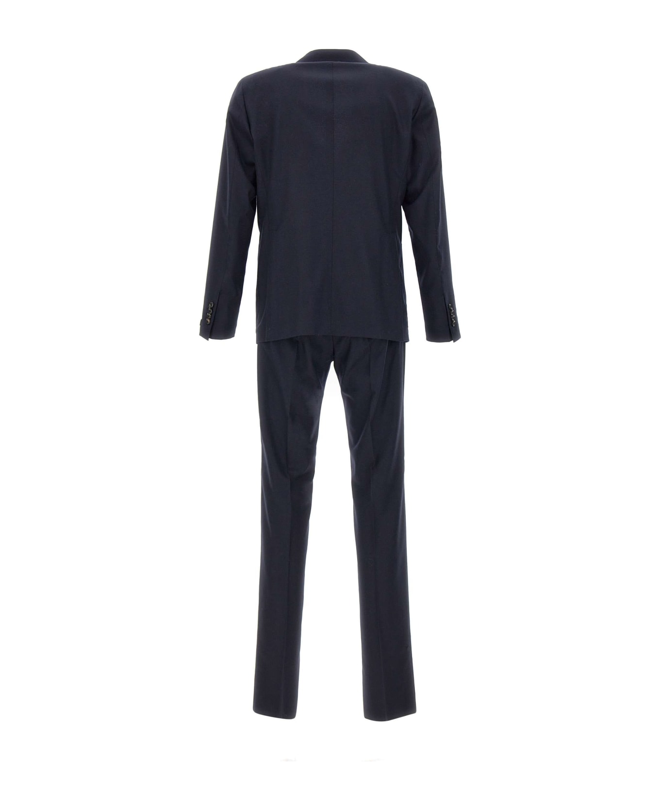 Tagliatore Wool And Cashmere Suit - BLUE