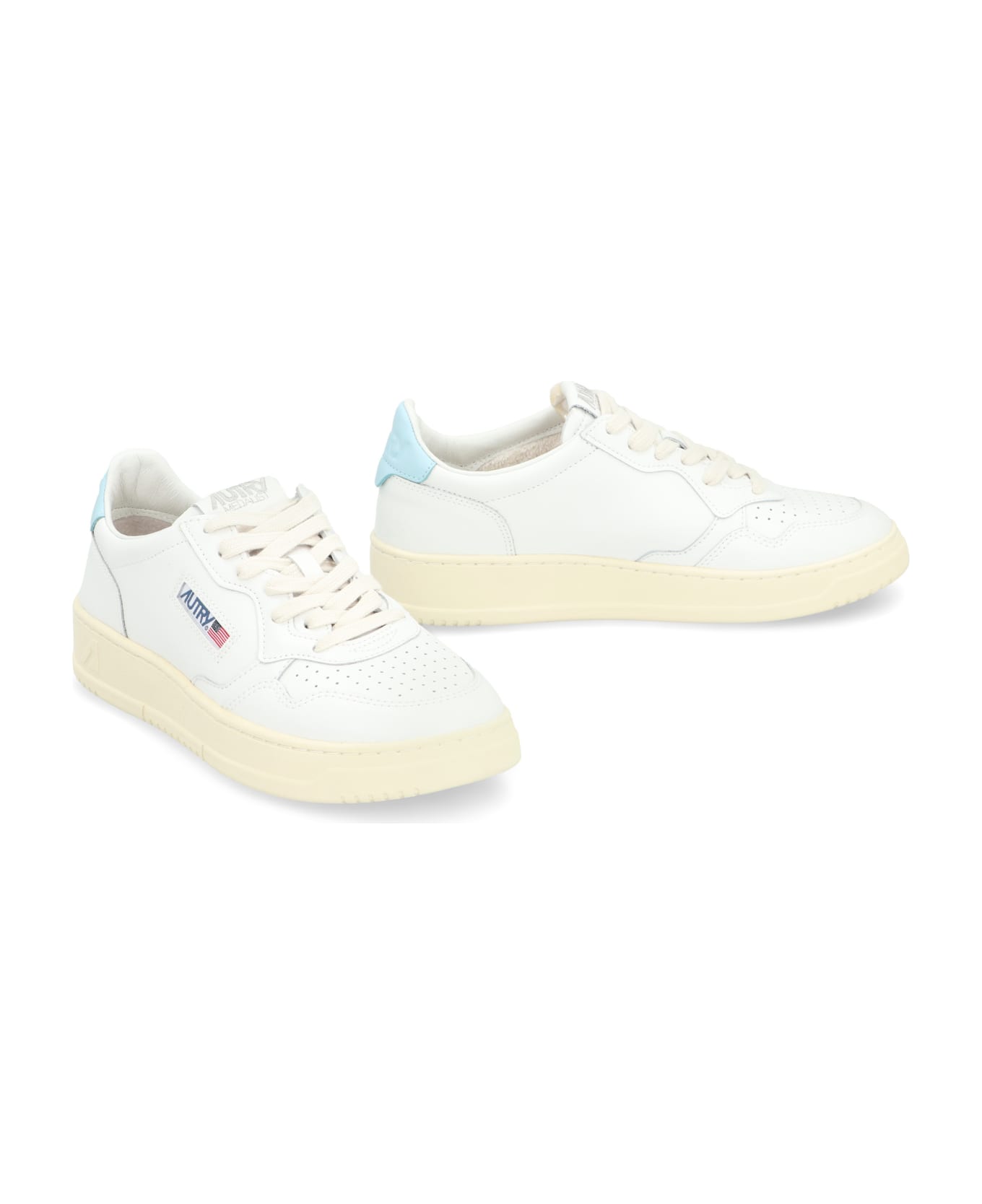 Autry Medalist Leather Low-top Sneakers - White