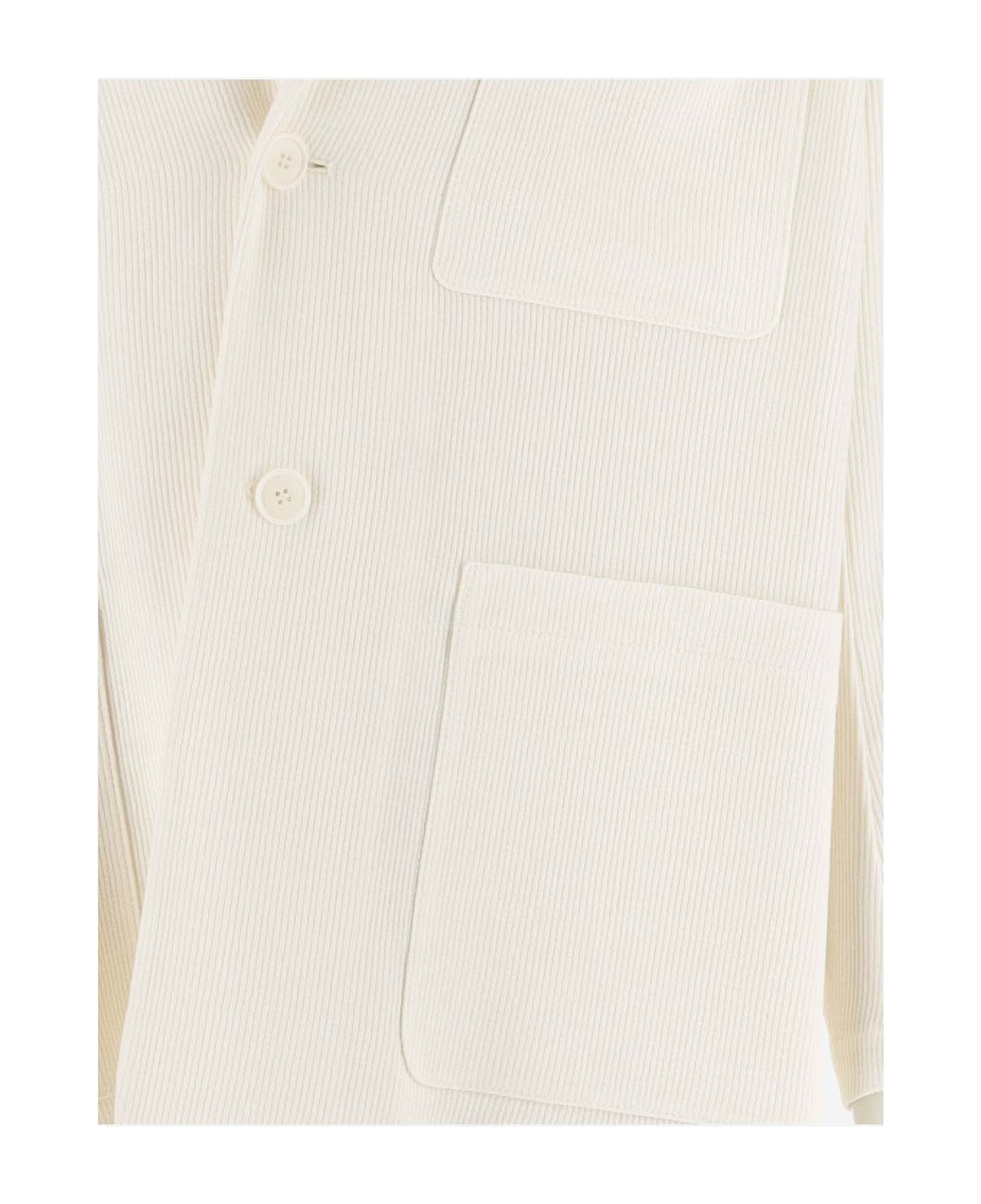 Giorgio Armani Single-buttoned Blazer - White ブレザー