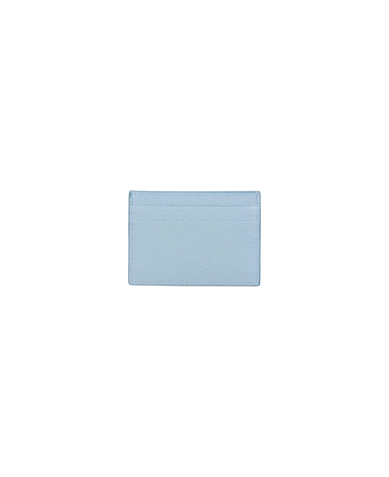 Thom Browne "pebble Grain" Card Holder - Light Blue