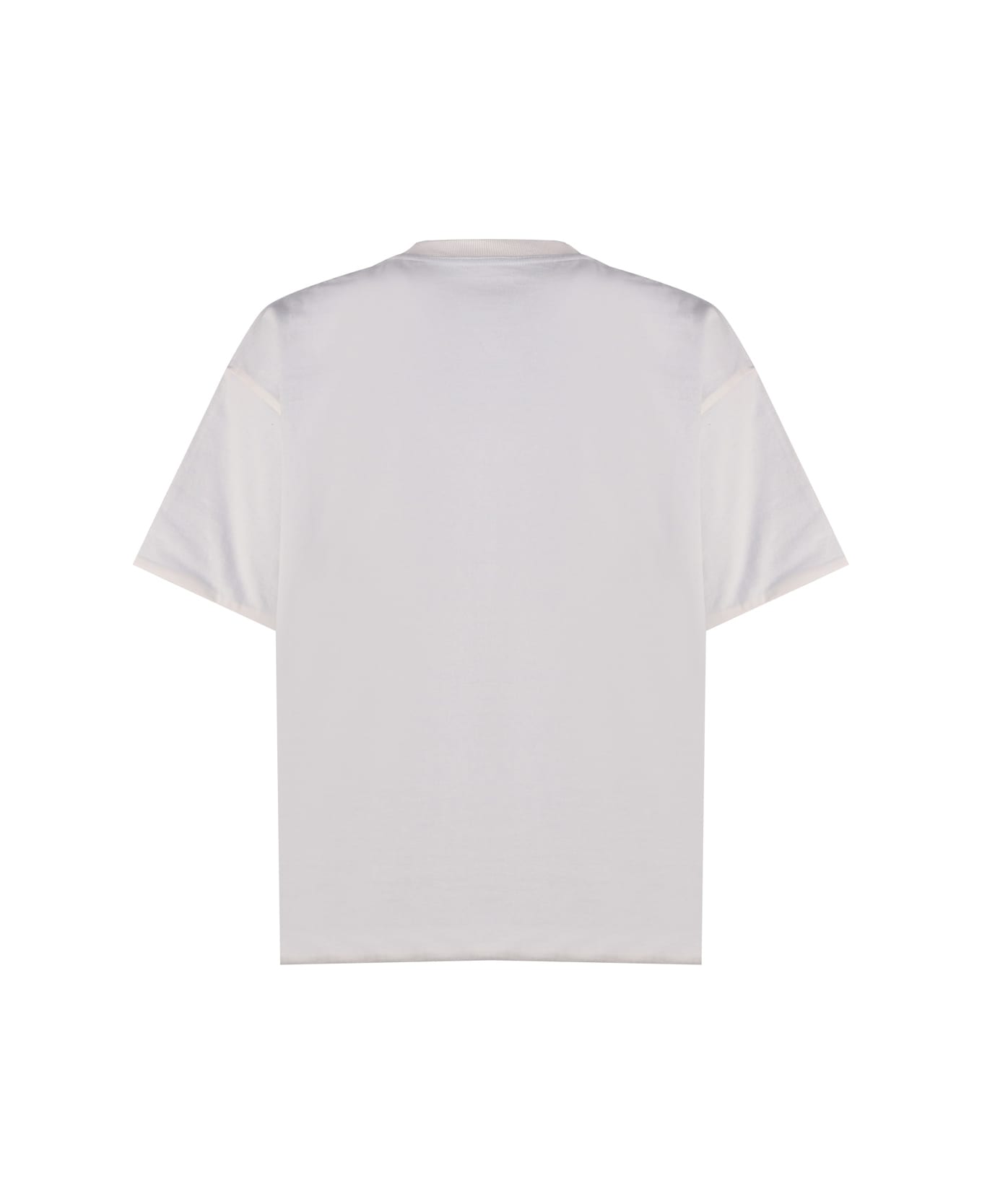 Bottega Veneta Cotton Jersey T-shirt - Chalk/pool