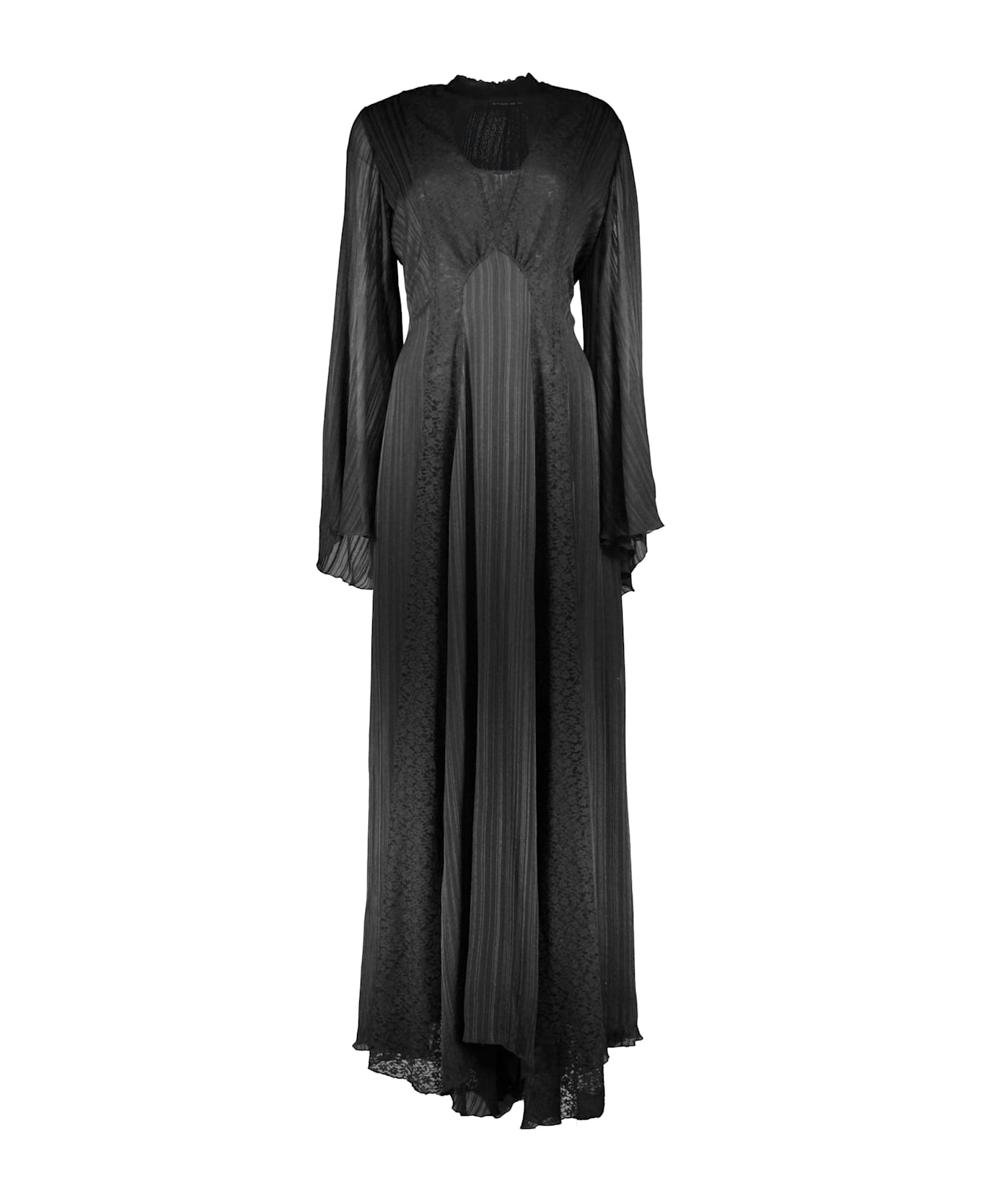Etro Silk Maxi Dress - black
