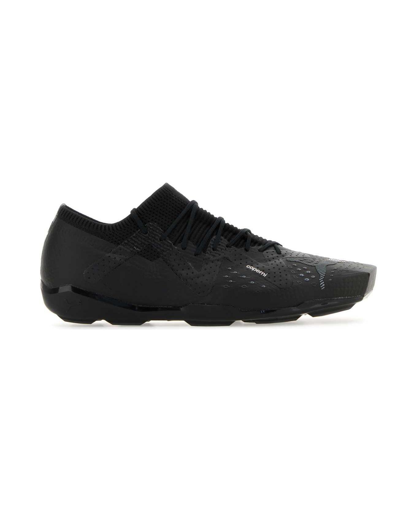 Coperni Black Synthetic Leather And Fabric Coperni X Puma 90sqr Sneakers - PUMABLACKASPHALTPUMAWHITEBLASWH
