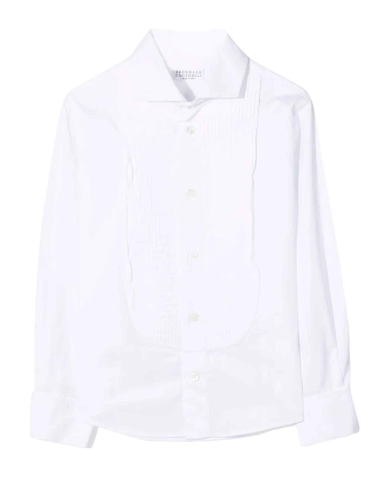 Brunello Cucinelli White Shirt Boy - Bianco シャツ