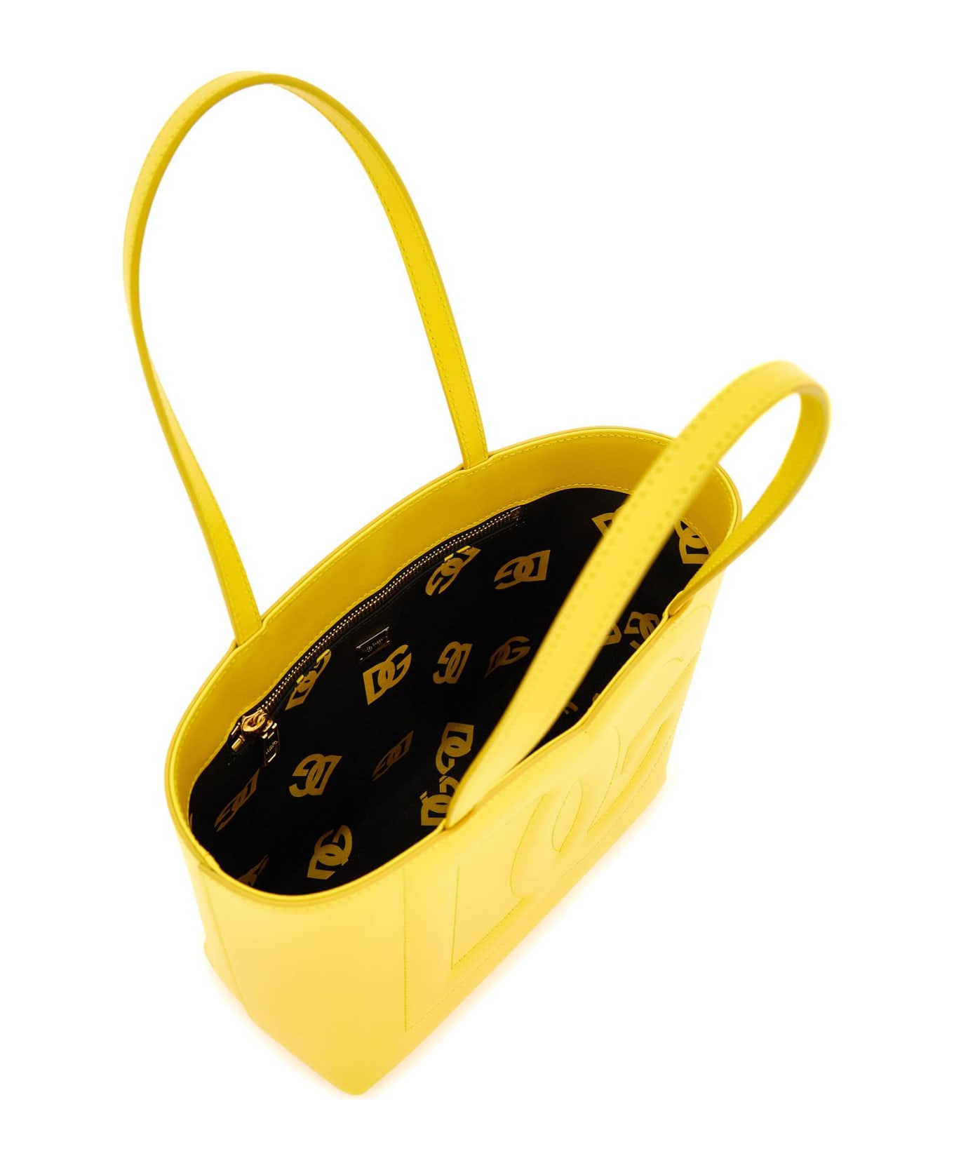 Dolce & Gabbana Logo Shopping Bag - GIALLO ORO (Yellow) トートバッグ