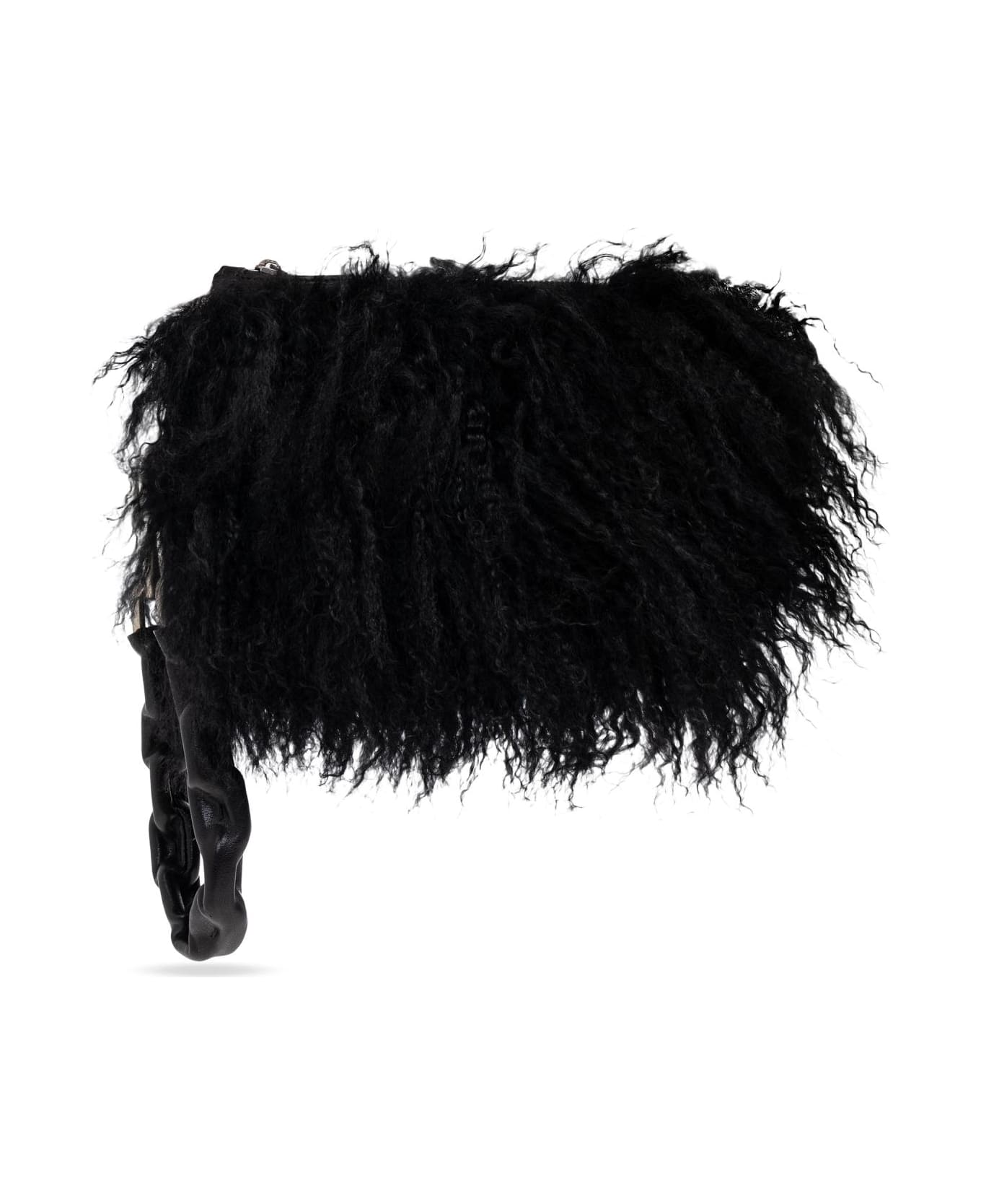 Dolce 
Gabbana Furry Clutch - NERO/NERO