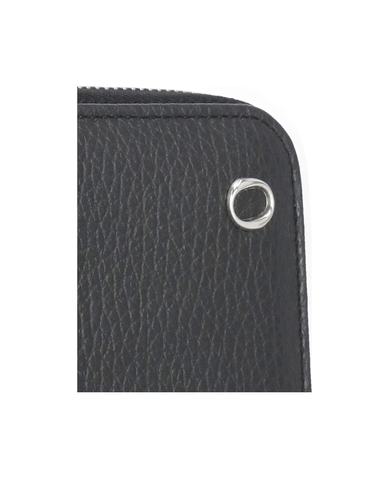Orciani Micron Leather Wallet - Black 財布