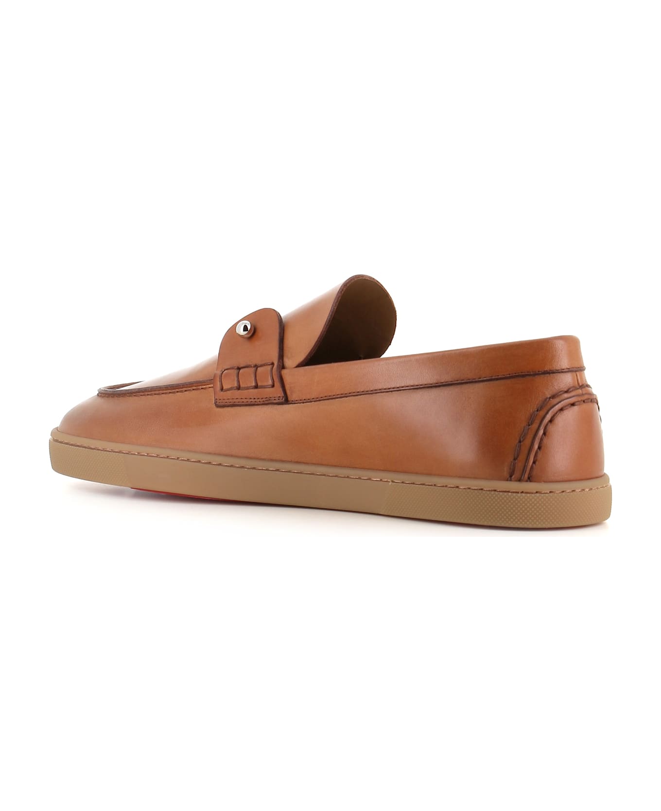 Christian Louboutin Slip-on Chambeliboat Flat - Cognac