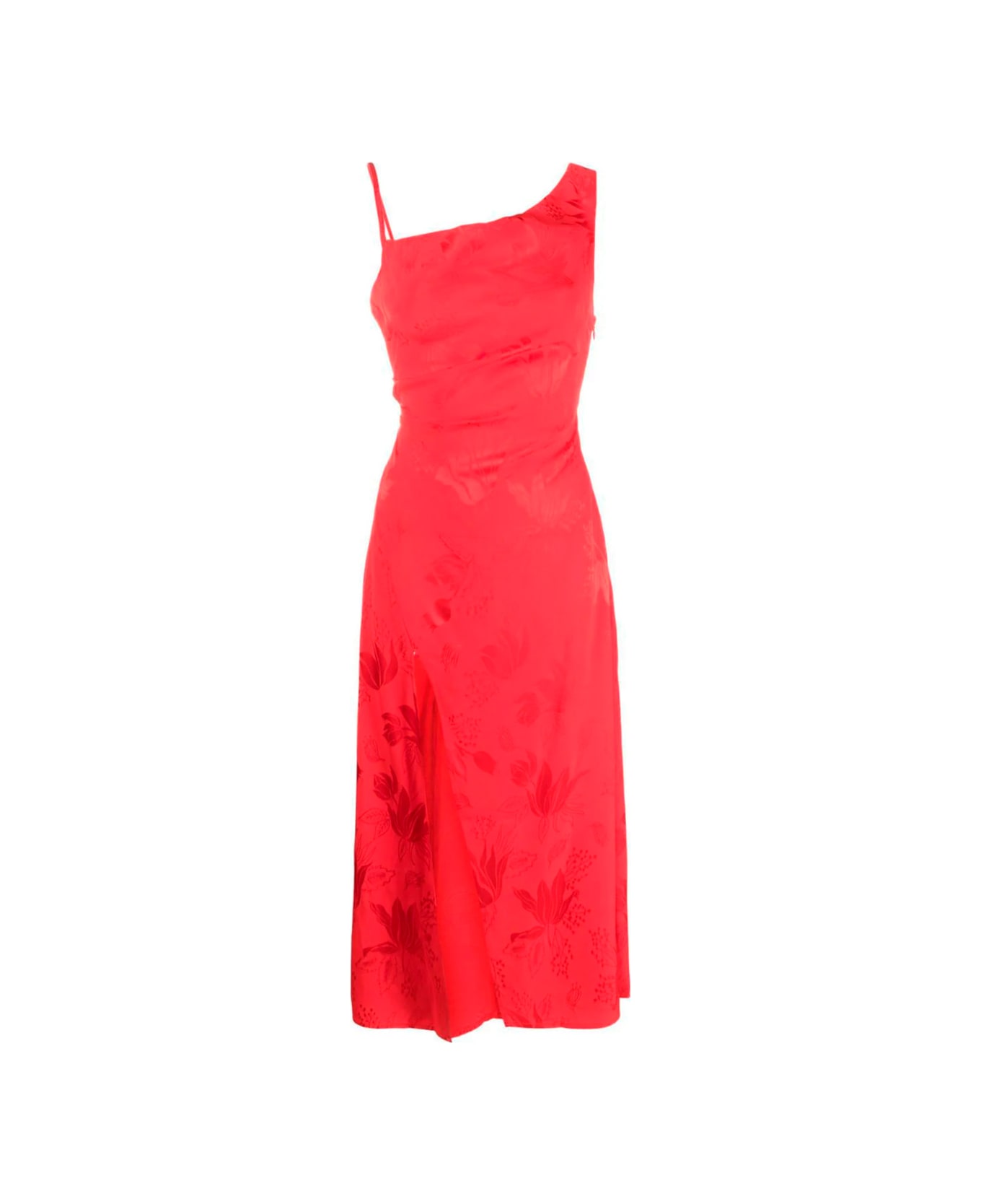 For Love & Lemons Ilana Midi Dress - Red