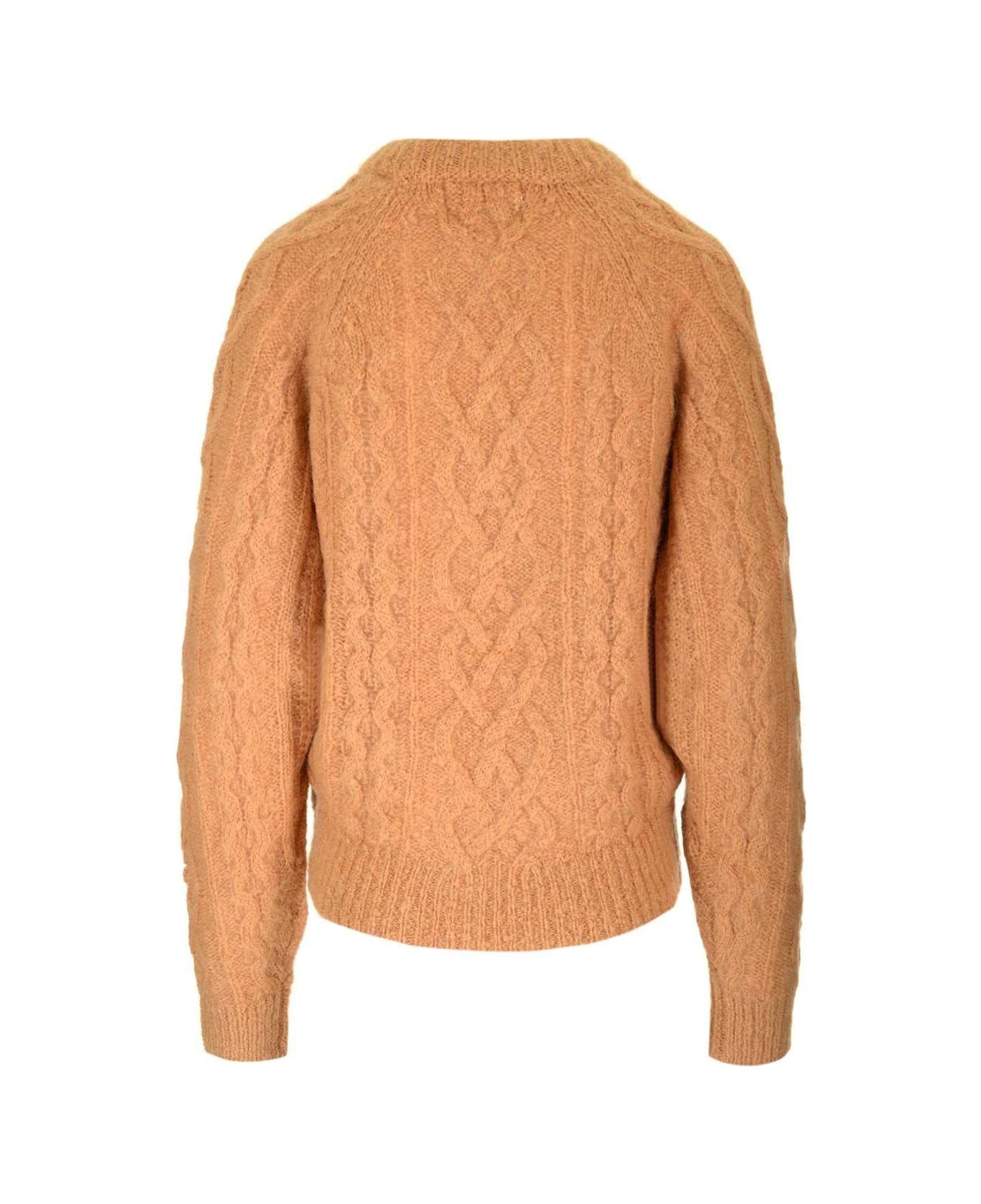 Marant Étoile Elka Crewneck Knitted Jumper - BEIGE