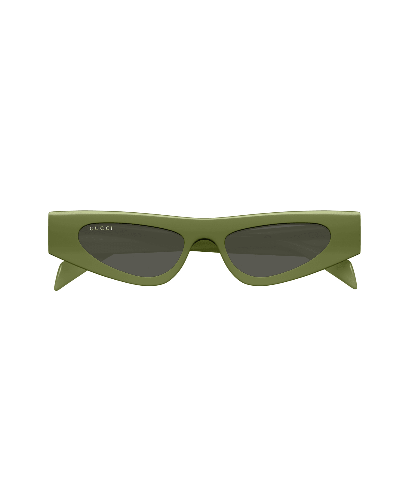 Gucci Eyewear Gucci Gg1779s Linea Fashion 007 Green Grey Sunglasses - Verde
