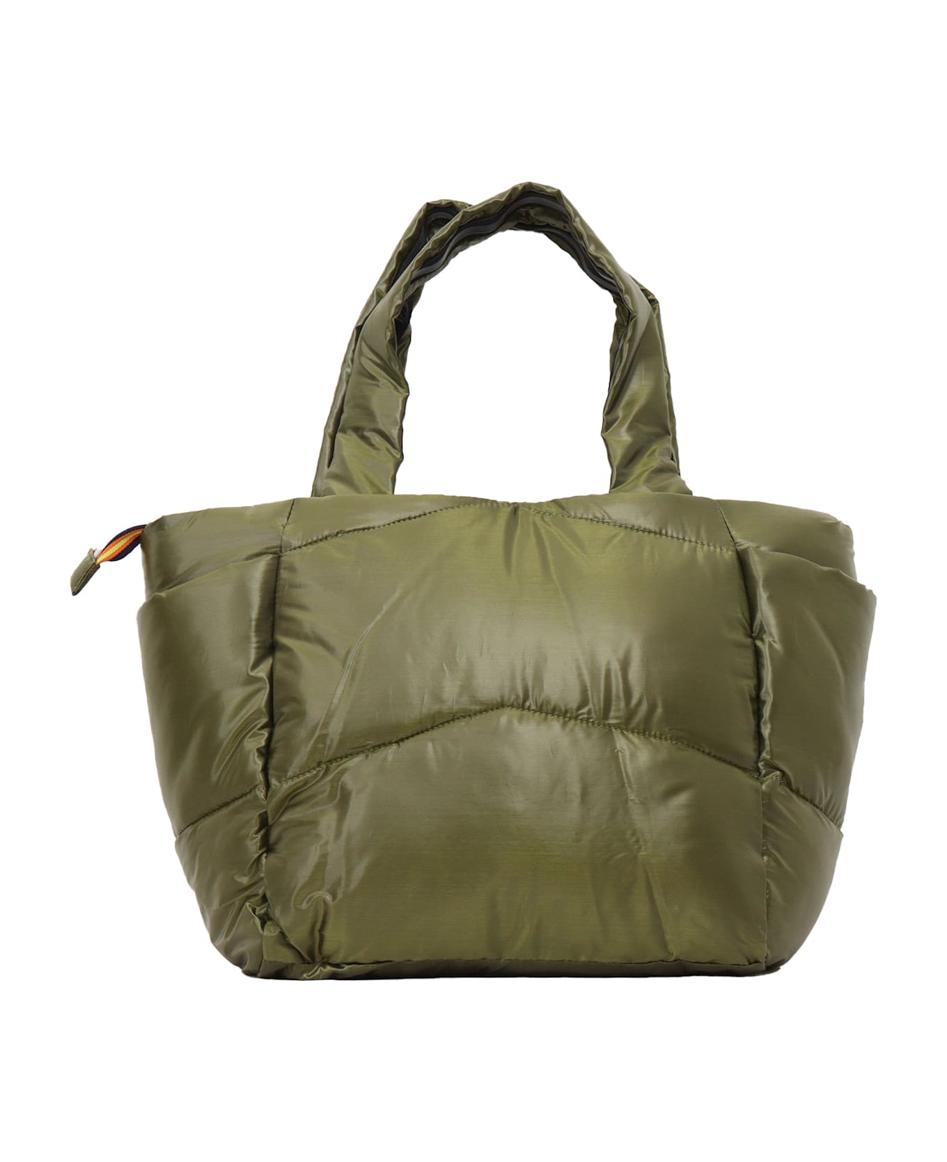 K-Way Nin Crystal Chintz Tote Bag - GREEN