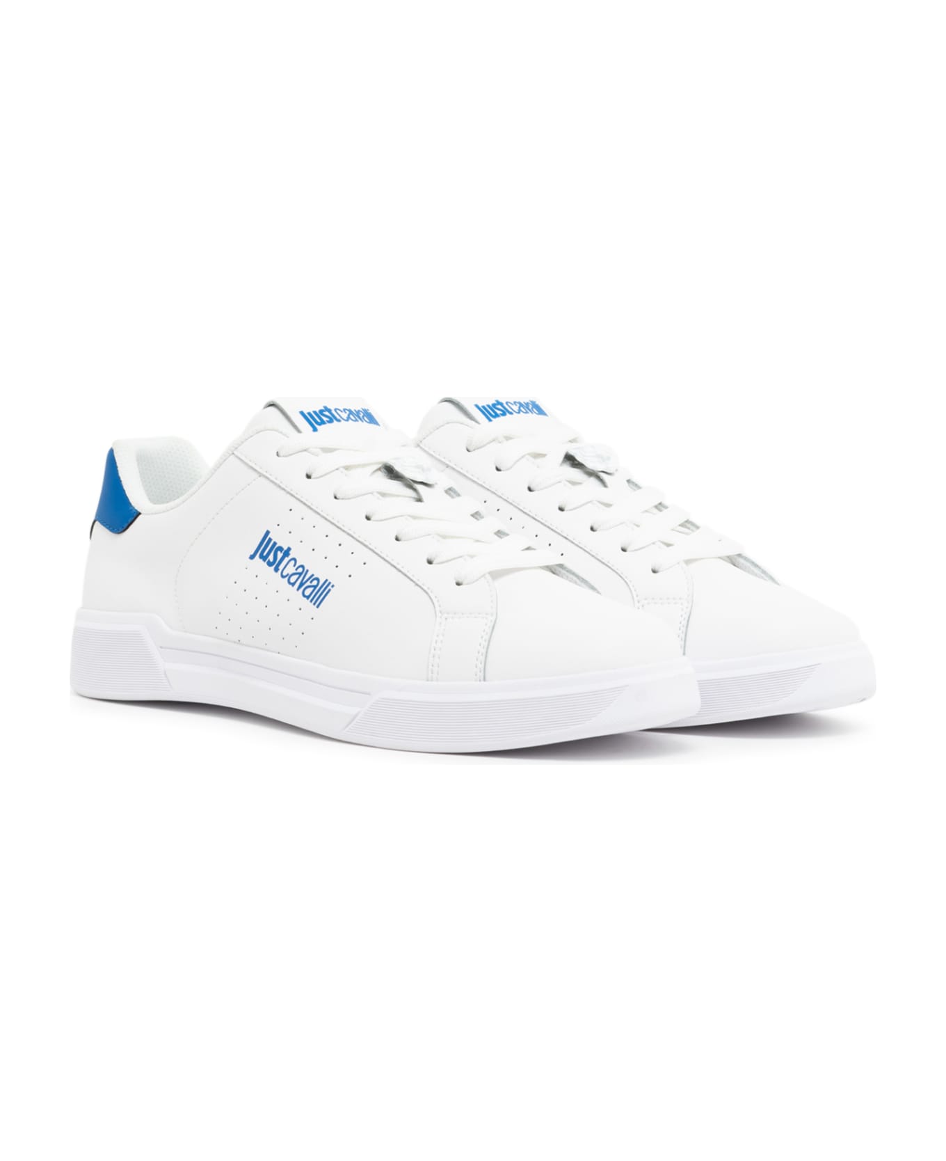 Just Cavalli Men's White Sneakers - White