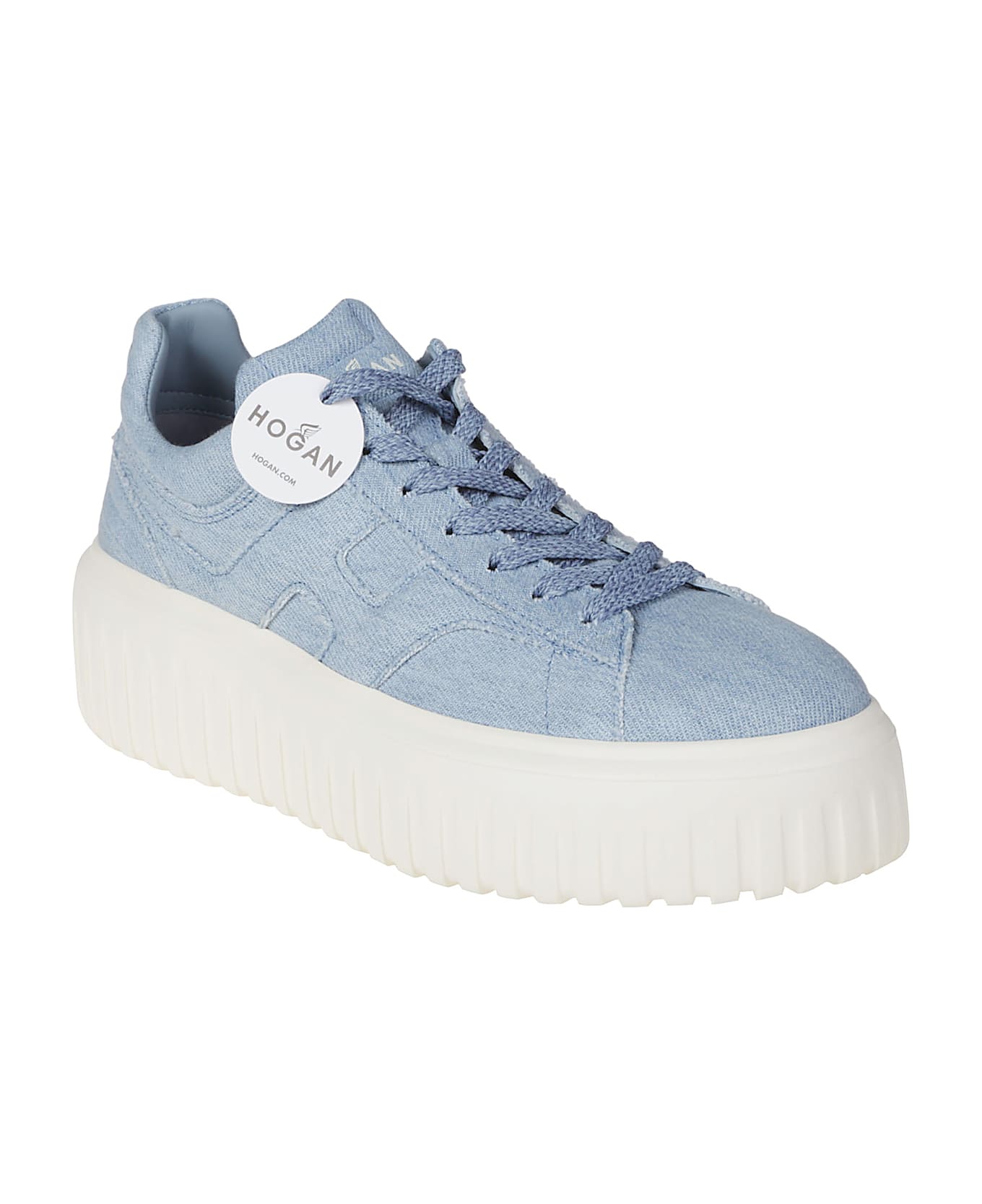 Hogan H-stripes Sneakers - Ashley Blue