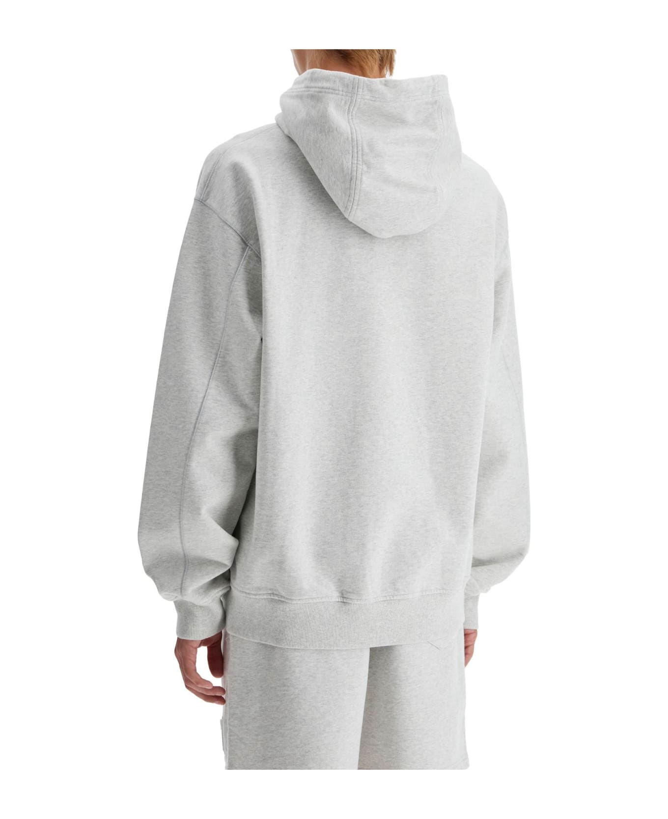 Casablanca Hooded Tennis Statues Sweat - TENNIS STATUES (Grey)