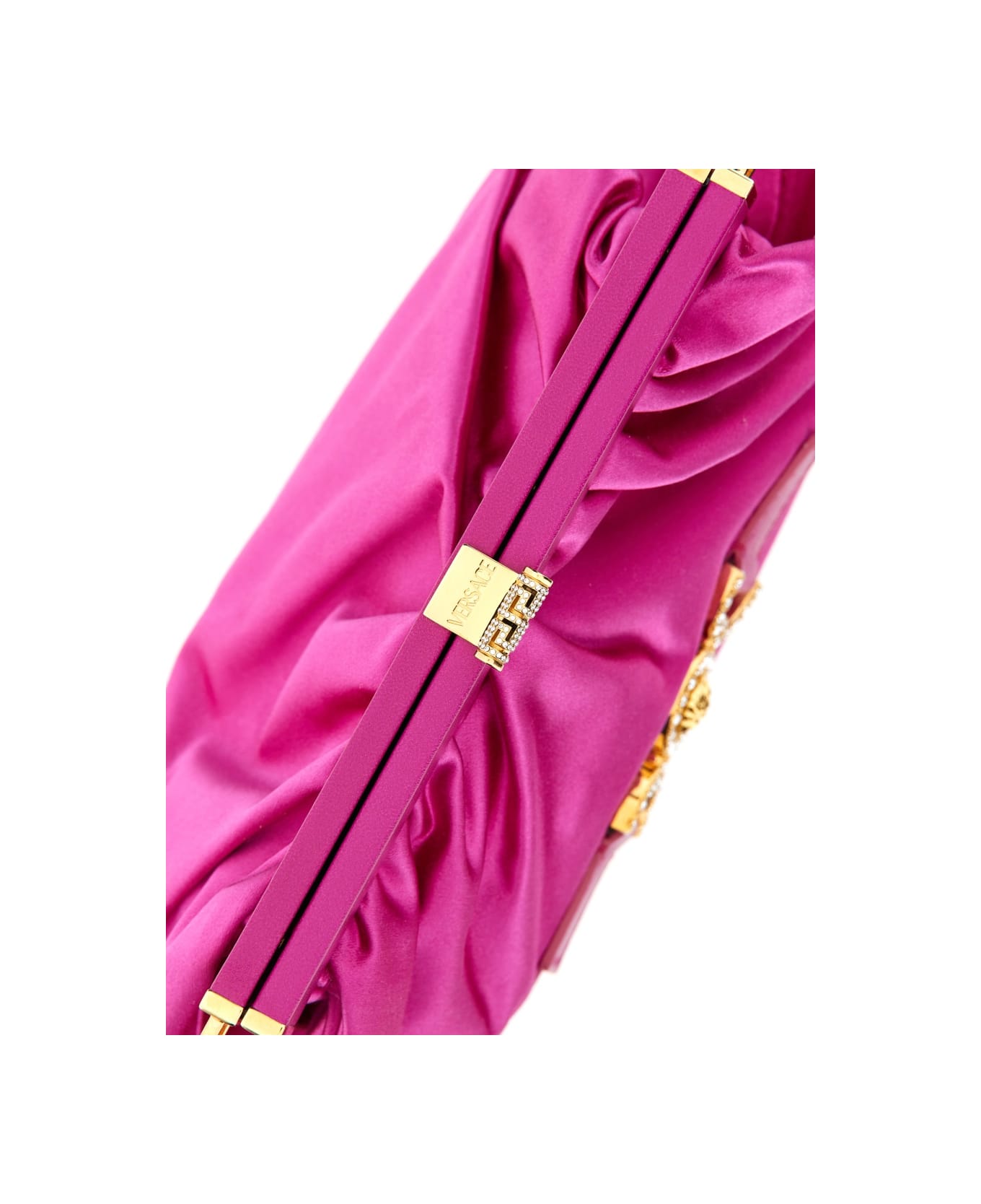 Versace Clutch With Medusa Plaque - FUCHSIA クラッチバッグ