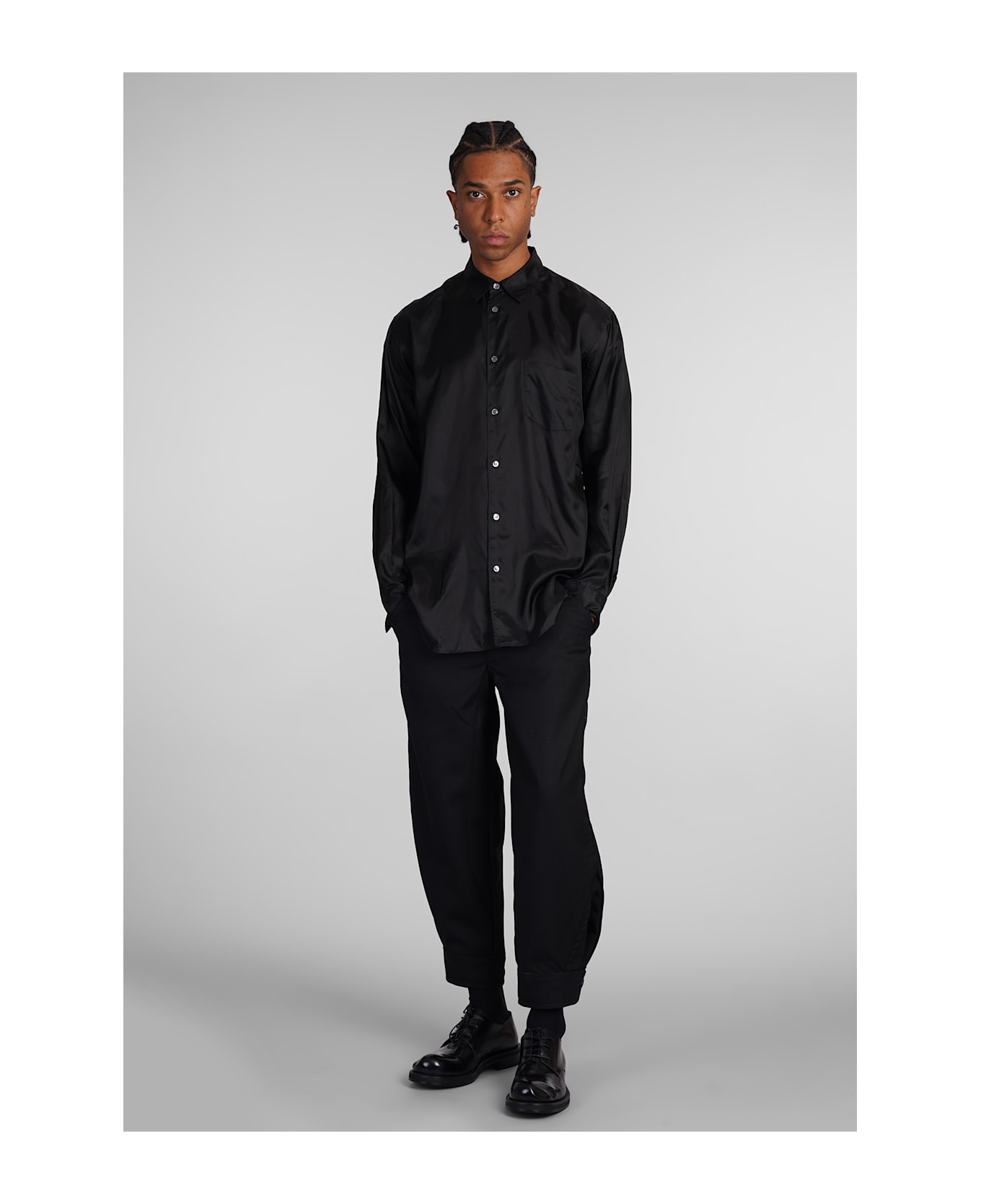 Comme des Garçons Shirt Shirt In Black Polyamide Polyester - black