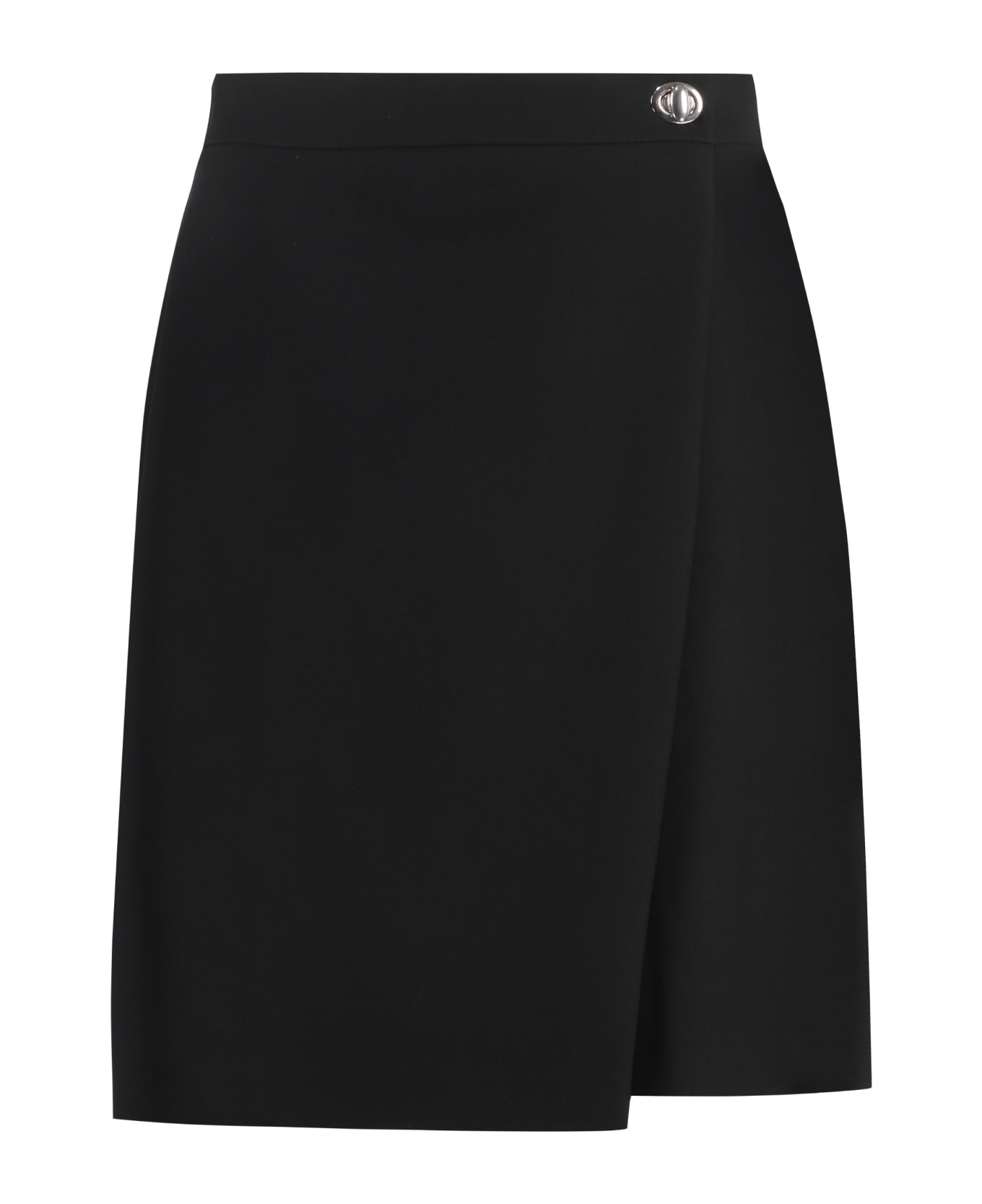 Hugo Boss Asymmetric Wrap Skirt - black スカート