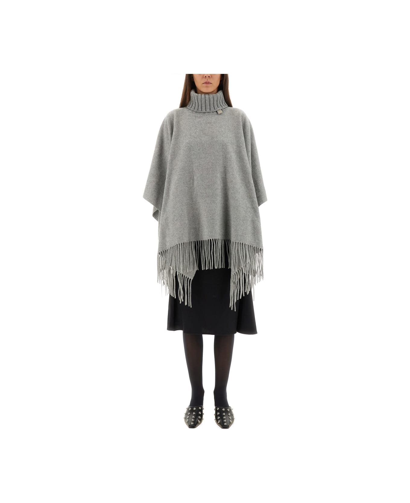 Fabiana Filippi Platinum Hood - GREY