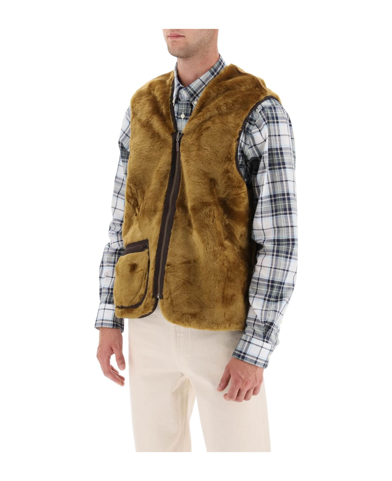 Barbour Warm Pile Waistcoat - Brown