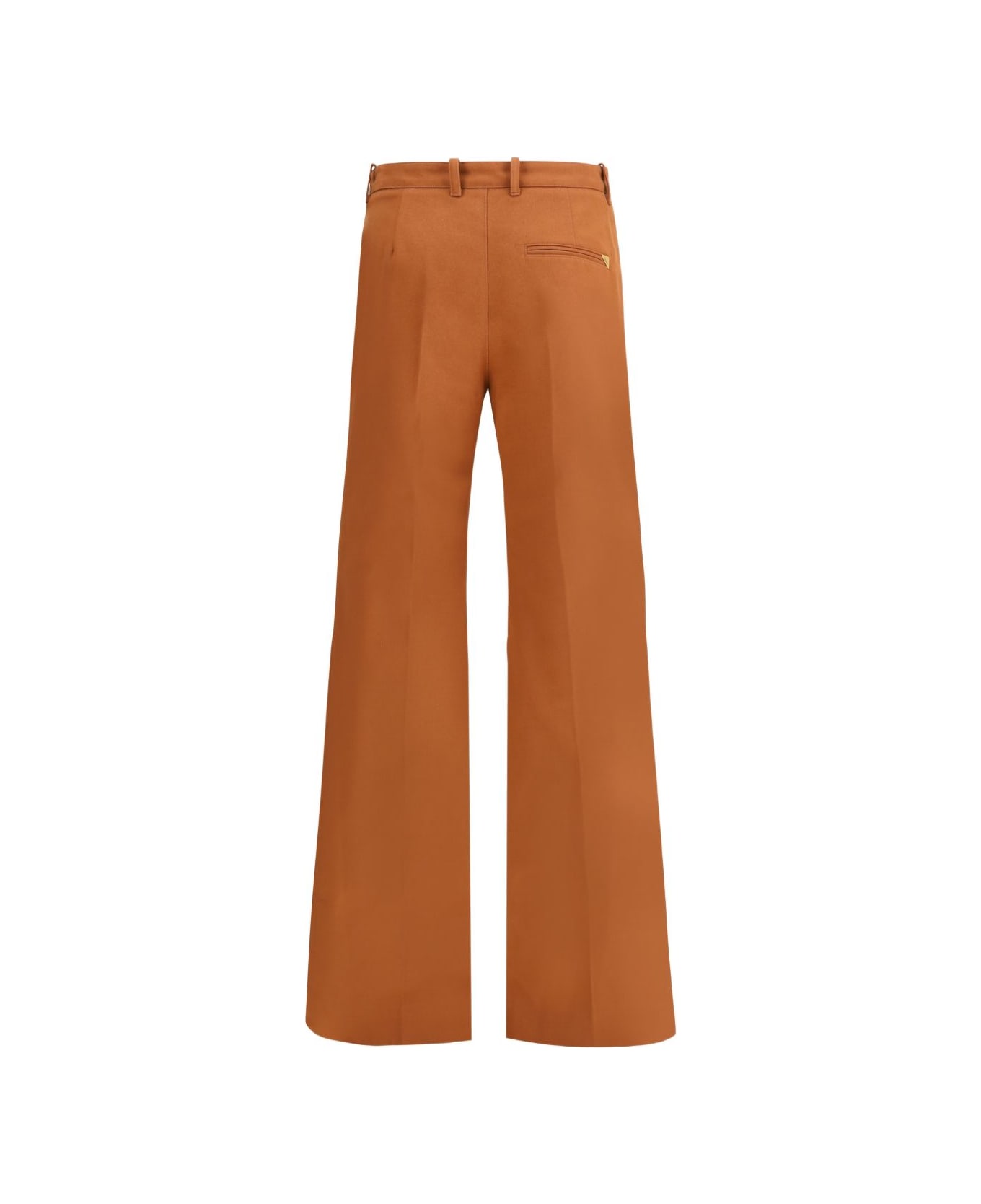 Chloé Canvas Wide-leg Trousers - Marrone chiaro