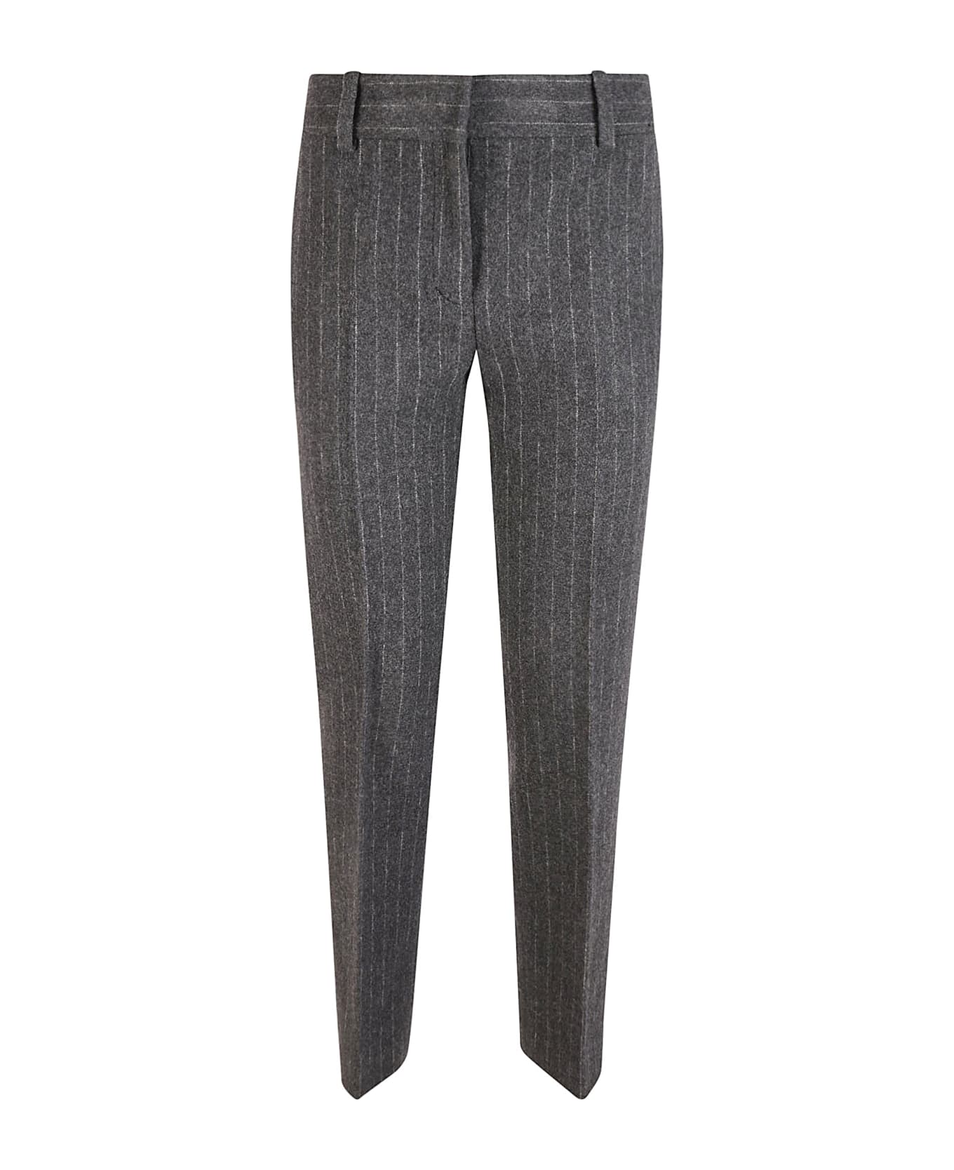 Ermanno Scervino Slim Fit Stripe Trousers - GESSATO SB