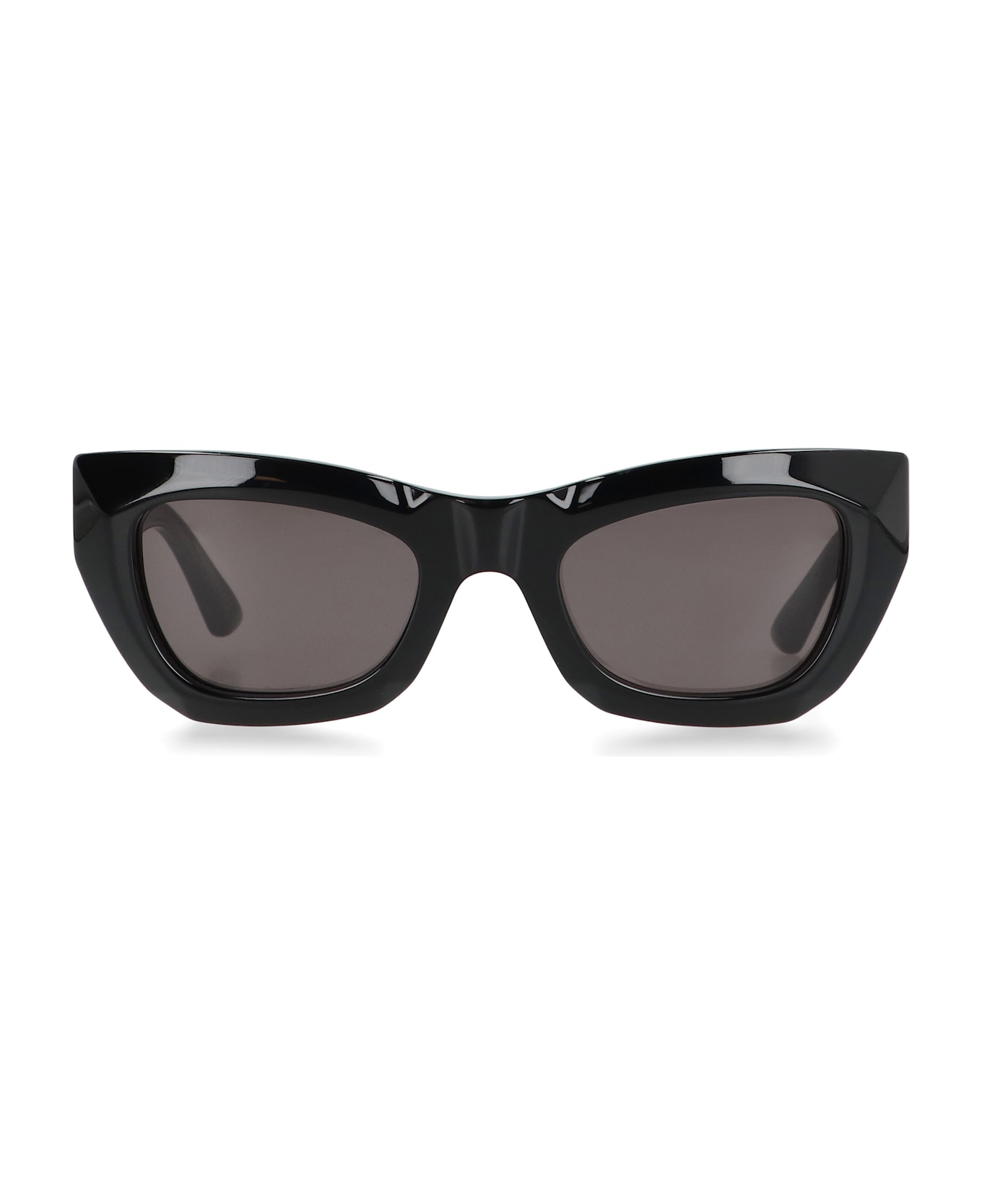 Bottega Veneta Black Acetate Sunglasses - BLACKGREY