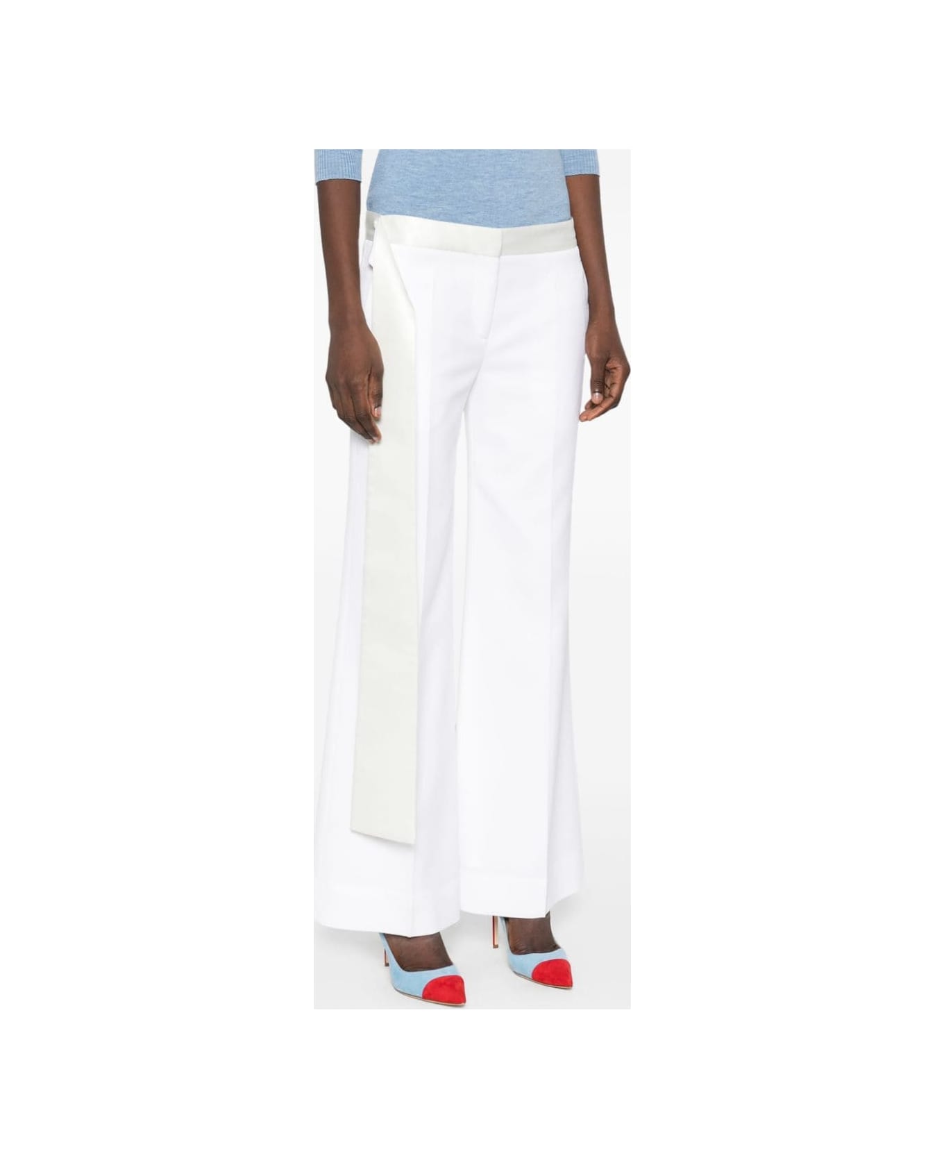 Victoria Beckham Pants New Gigi - Ivory